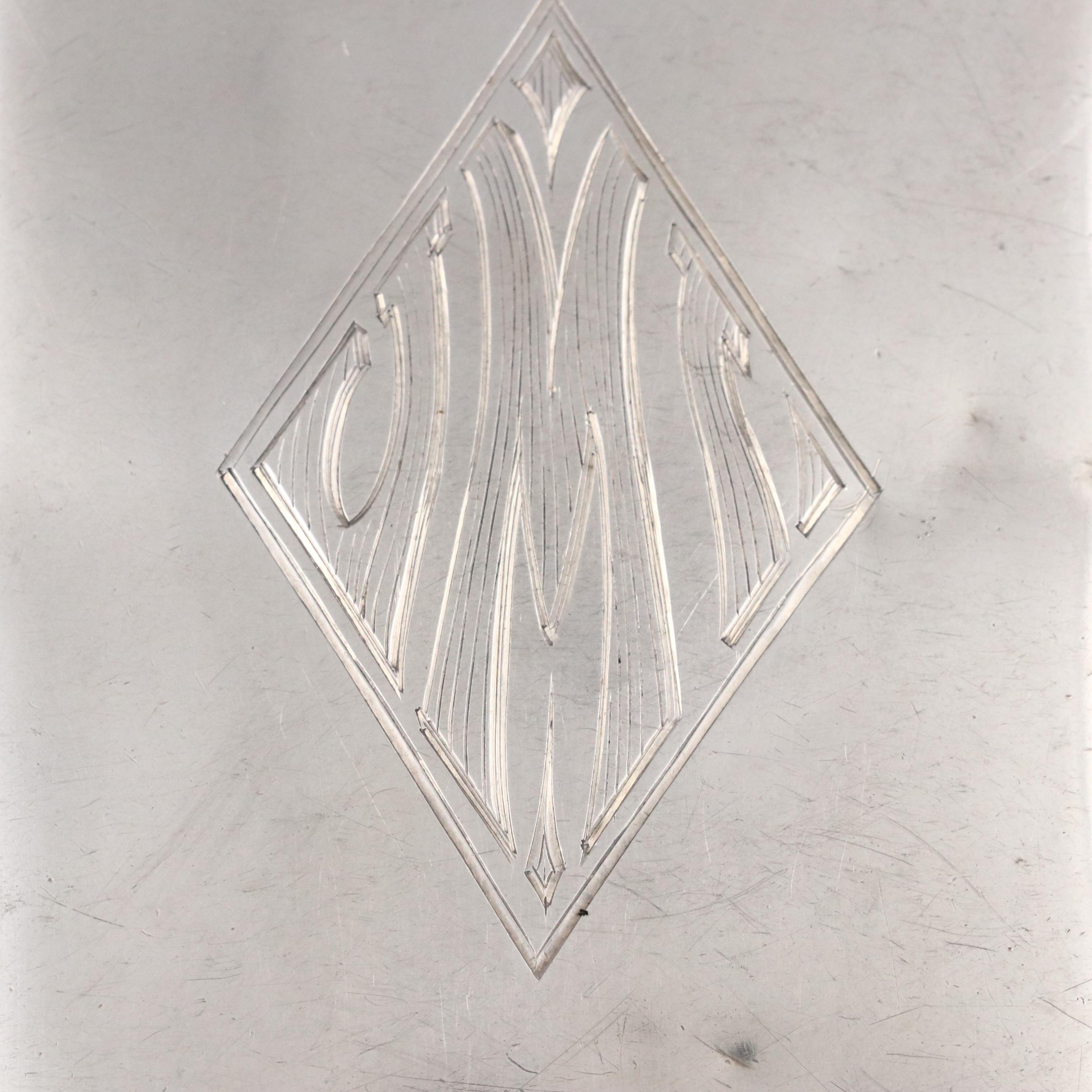 Schmitz, Moore & Co. 14K Gilt Sterling Silver, Coin & Compact Purse, 1915–1920