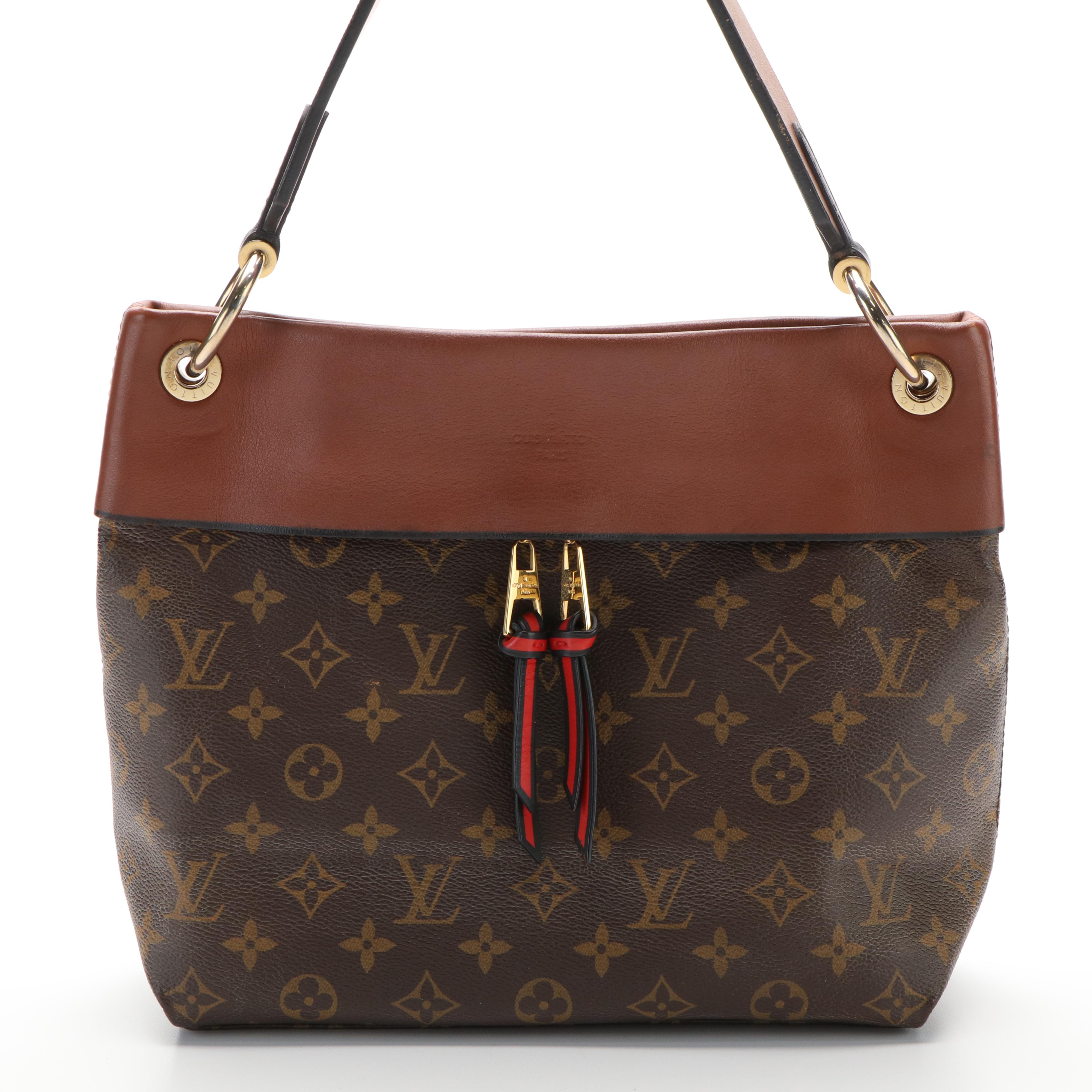 Louis Vuitton  Tuileries Besace Shoulder Bag in Monogram Canvas and Leather