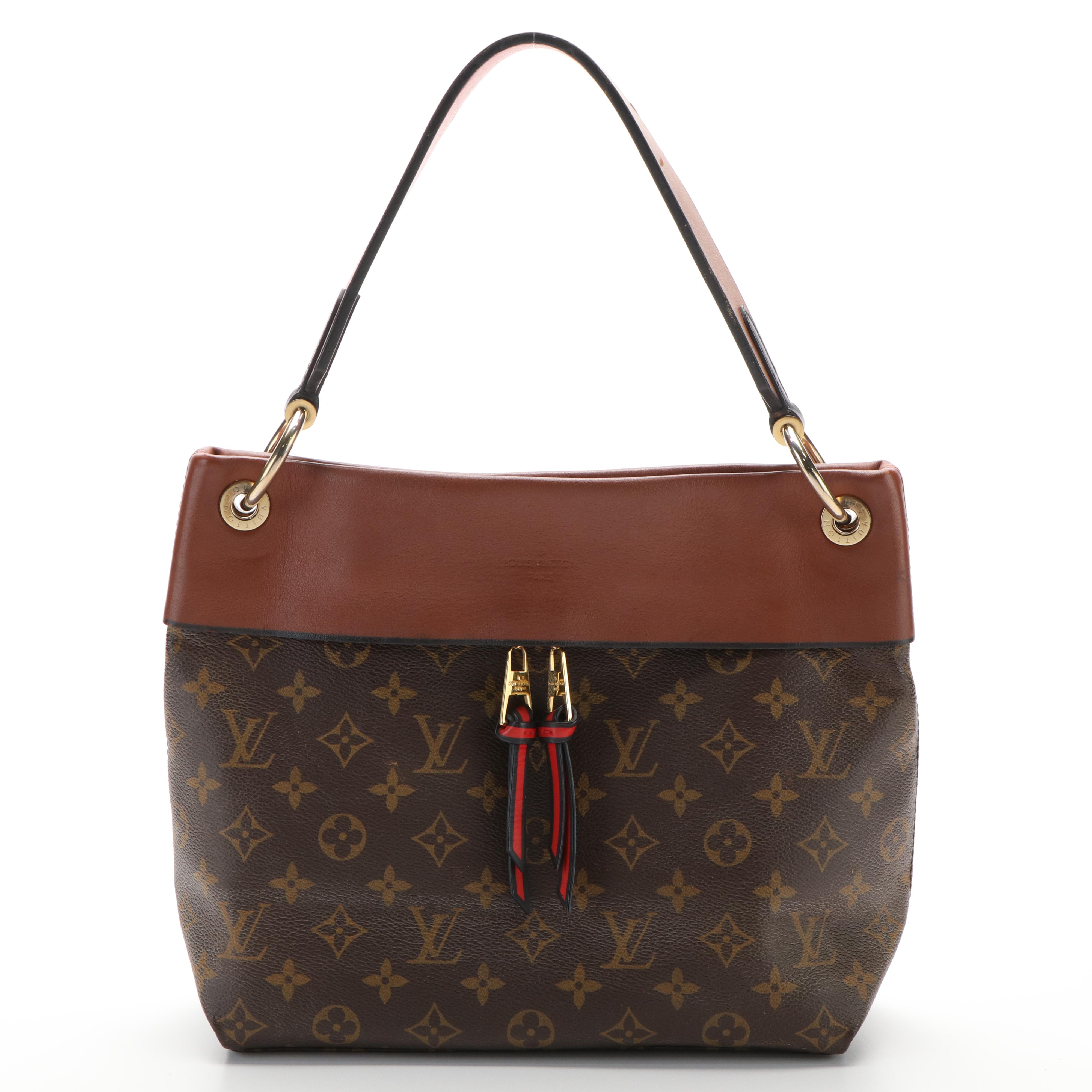 Louis Vuitton  Tuileries Besace Shoulder Bag in Monogram Canvas and Leather