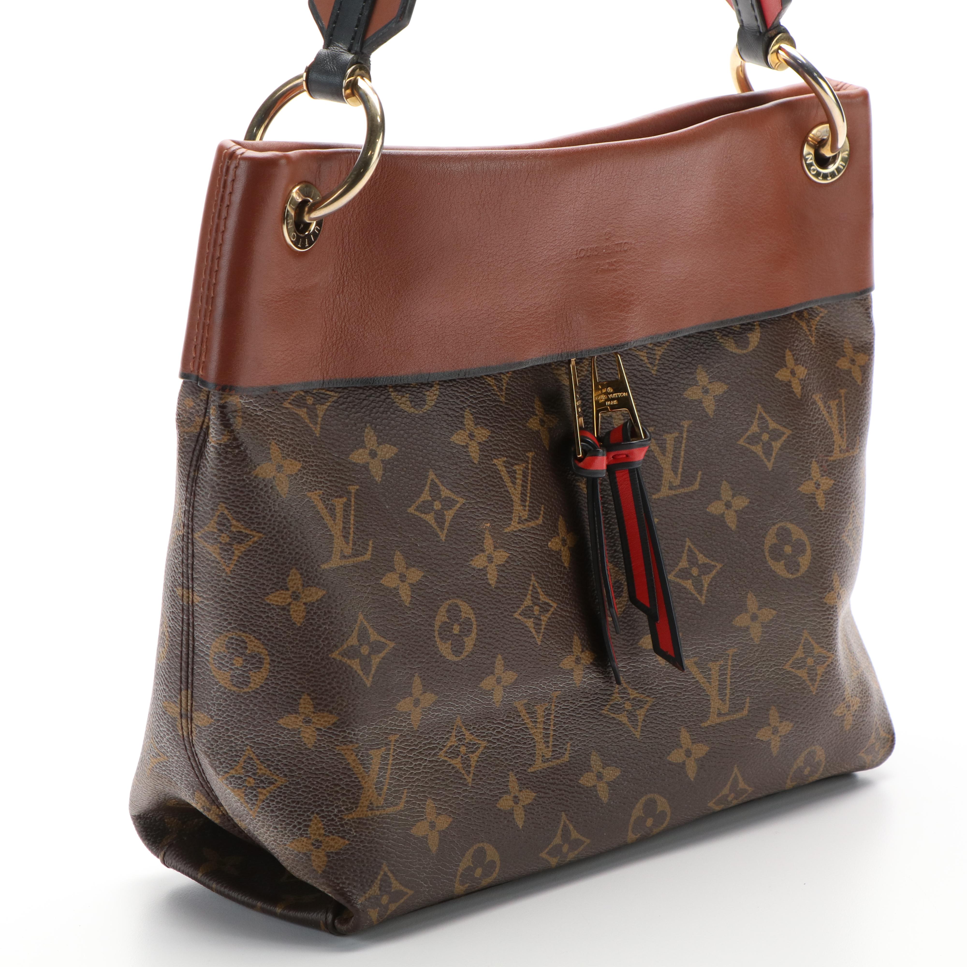 Louis Vuitton  Tuileries Besace Shoulder Bag in Monogram Canvas and Leather