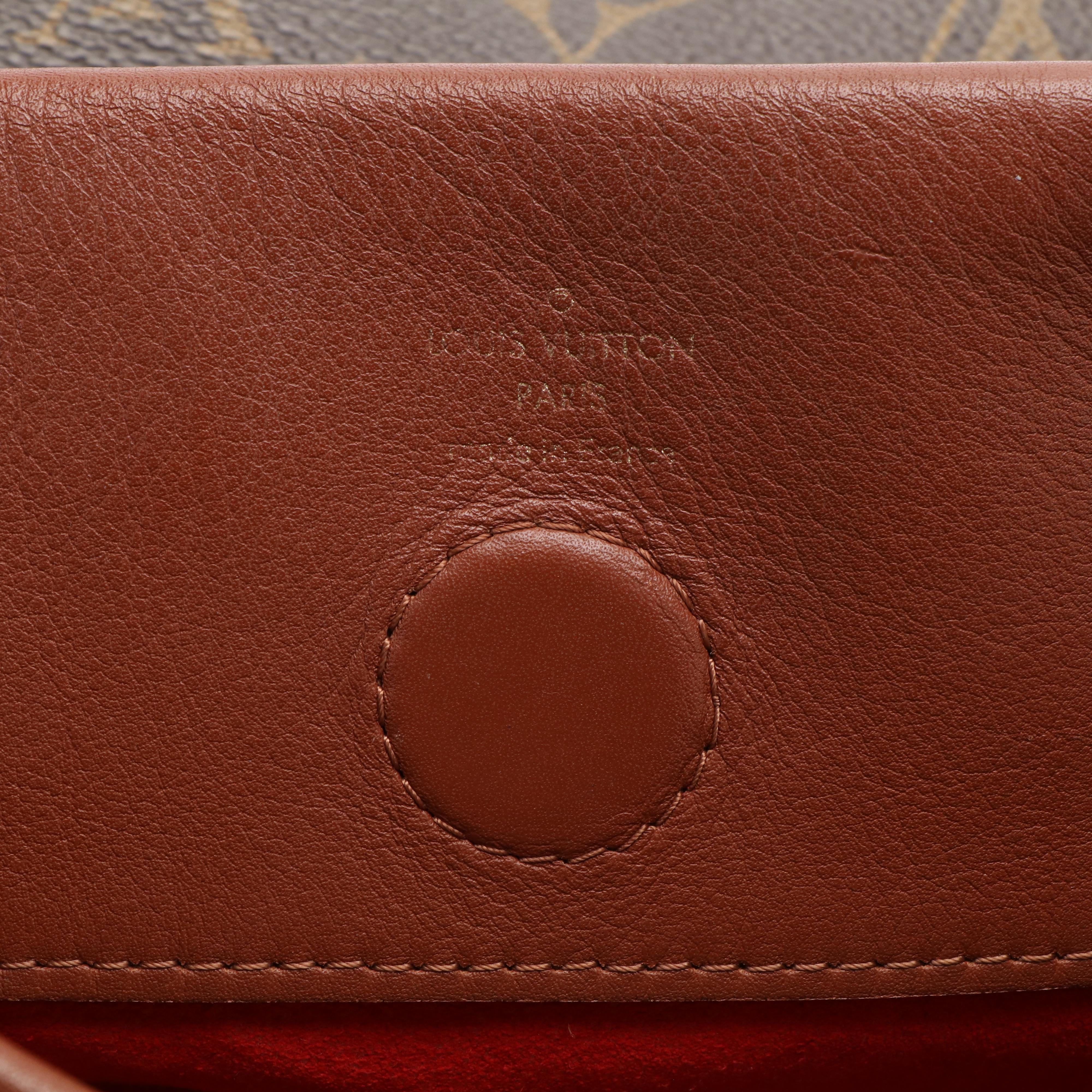 Louis Vuitton  Tuileries Besace Shoulder Bag in Monogram Canvas and Leather