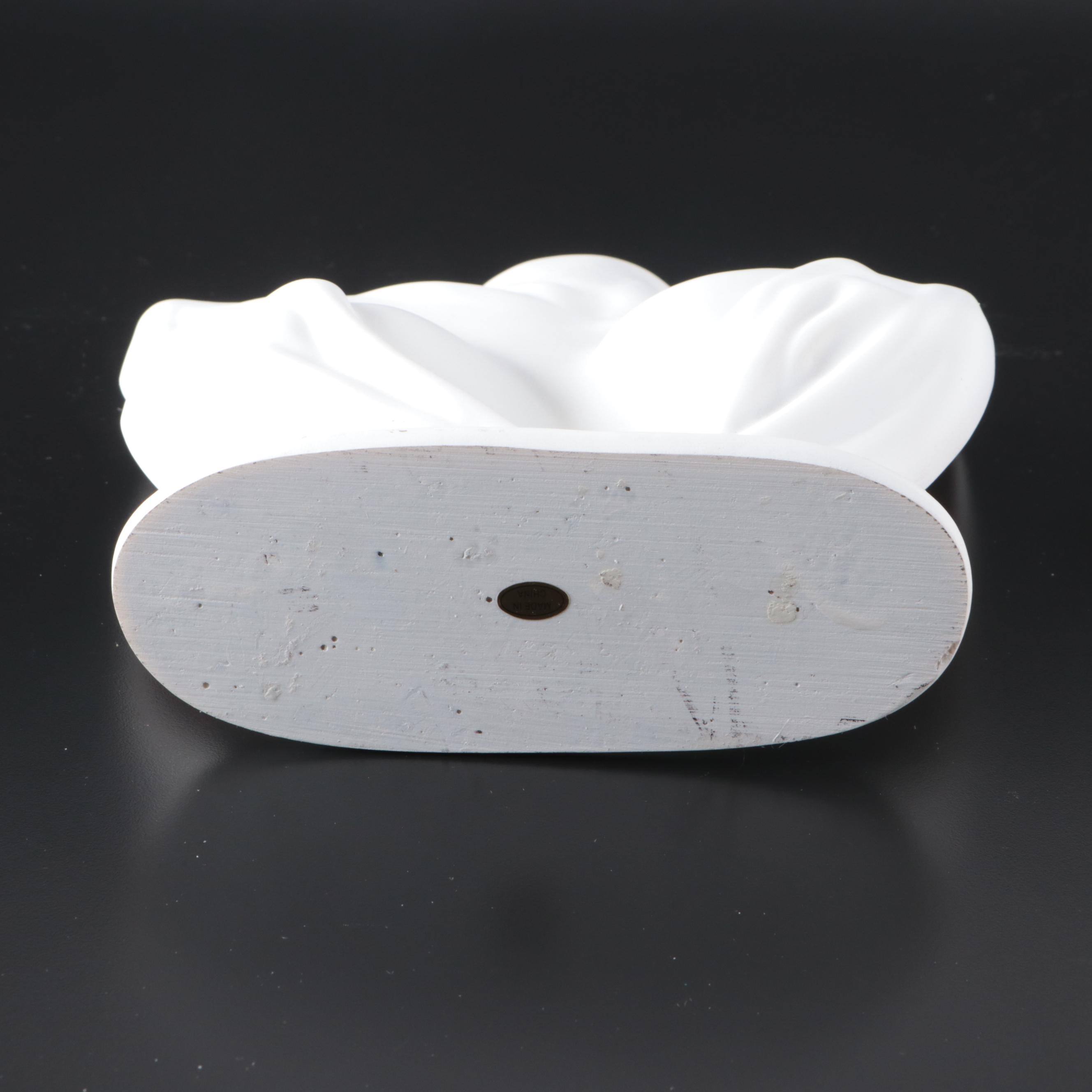 White Ring, Necklace and Earring Jewelry Display Set