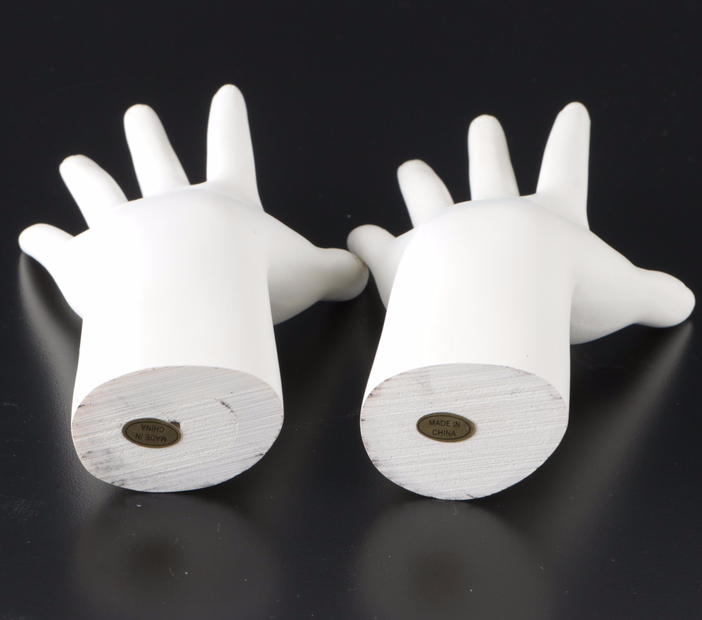 White Ring, Necklace and Earring Jewelry Display Set