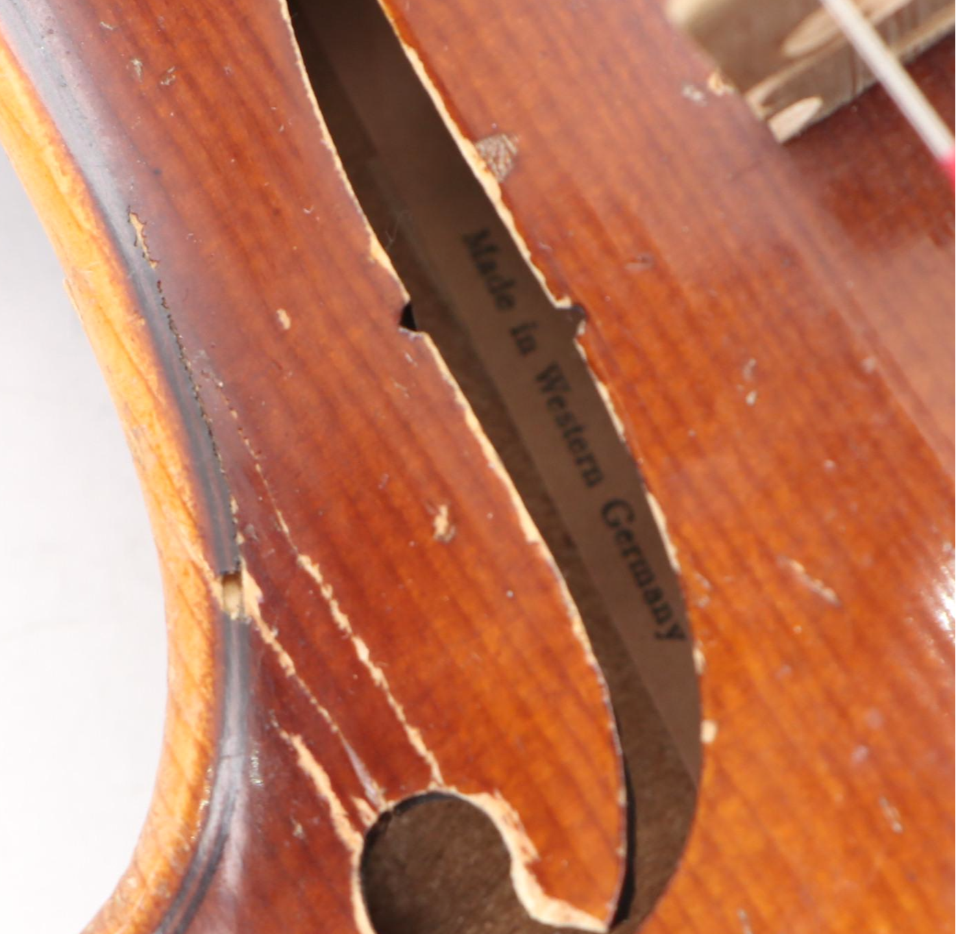 German Antonius Stradivarius Faciebat Cremona 1713 Copy 4/4 Violin with Case