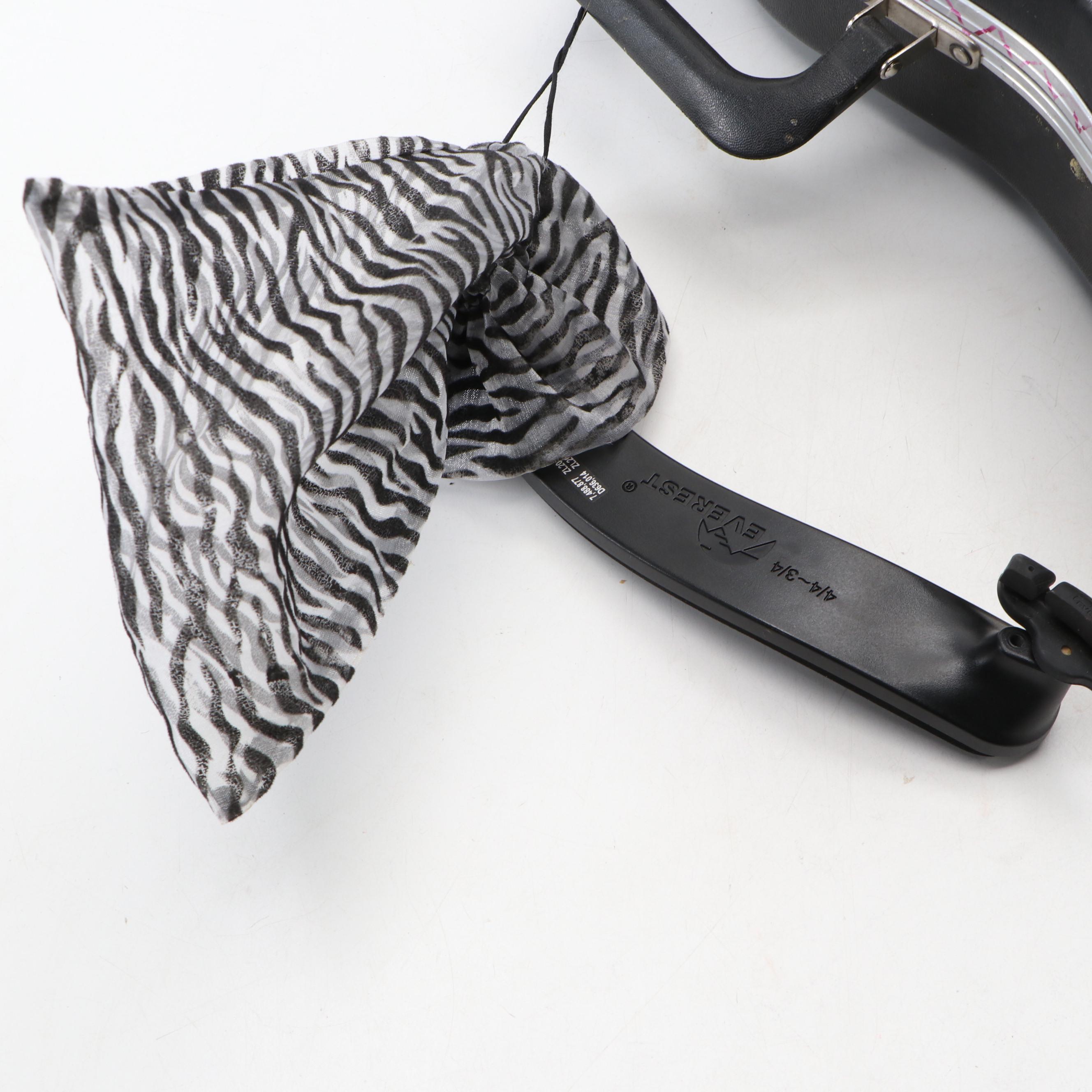 German Antonius Stradivarius Faciebat Cremona 1713 Copy 4/4 Violin with Case