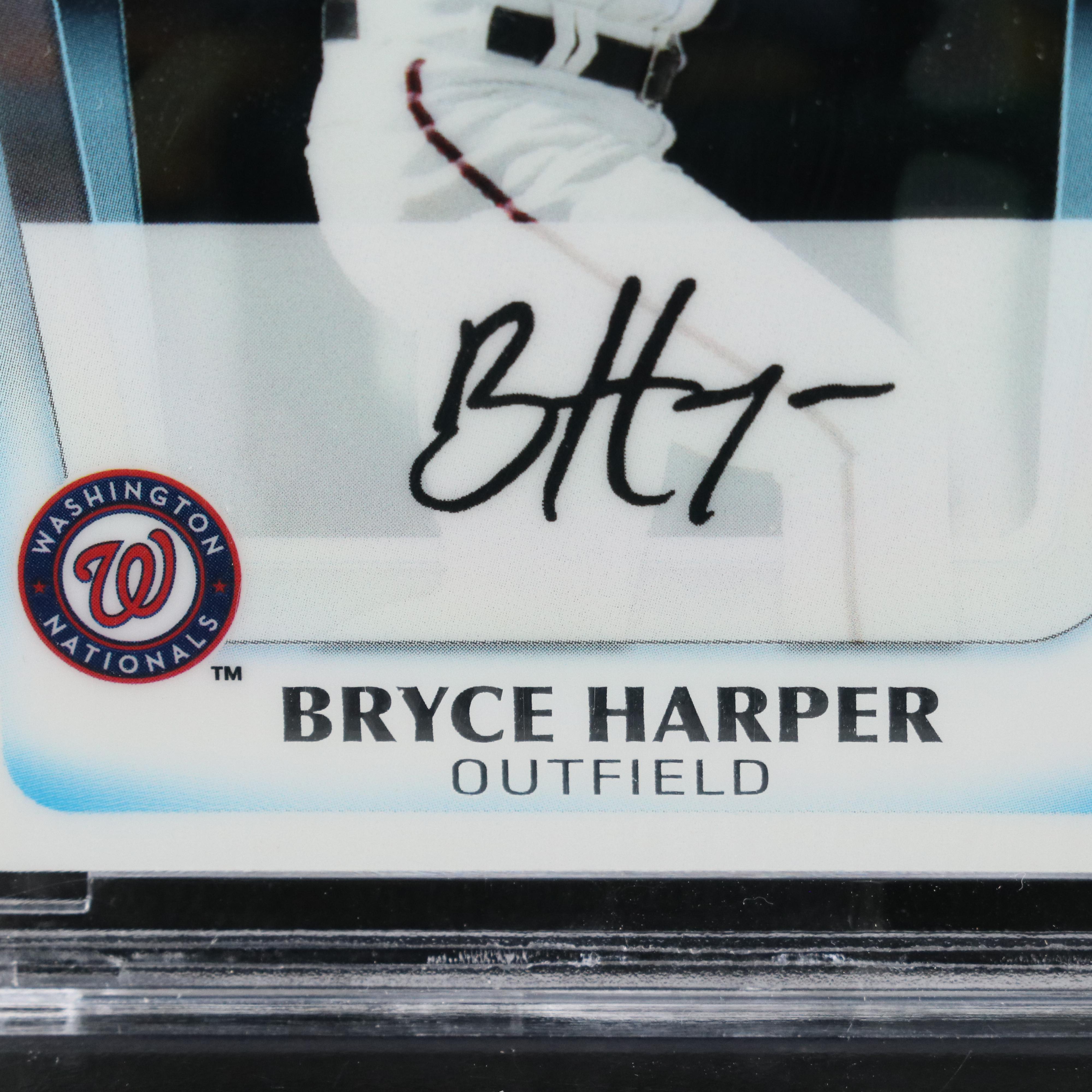 2011 Bowman Chrome Prospects Bryce Harper Baseball Card Graded BCCG 10