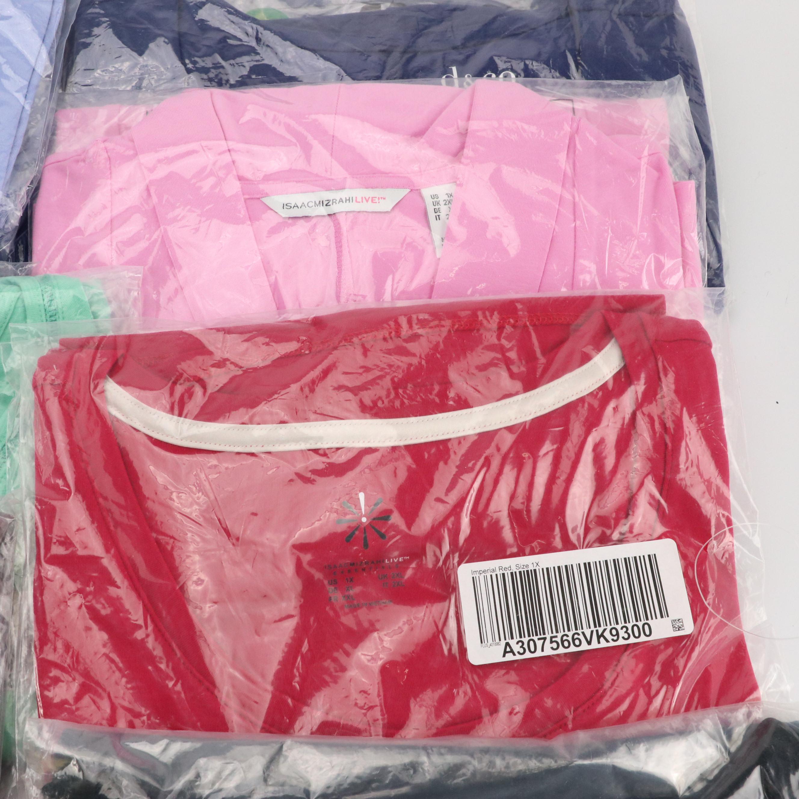 Denim & Co., Isaac Mizrahi and Other Tops with Liz Claiborne Pajamas and More