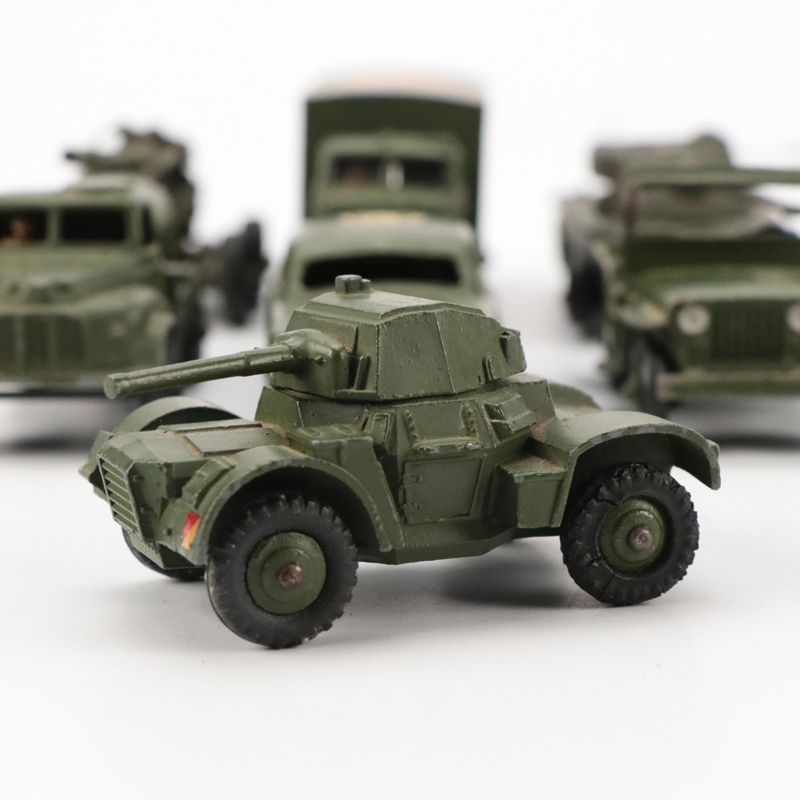 Meccano Dinky Toys "Army Water Tanker" and More Military Toy Vehicles