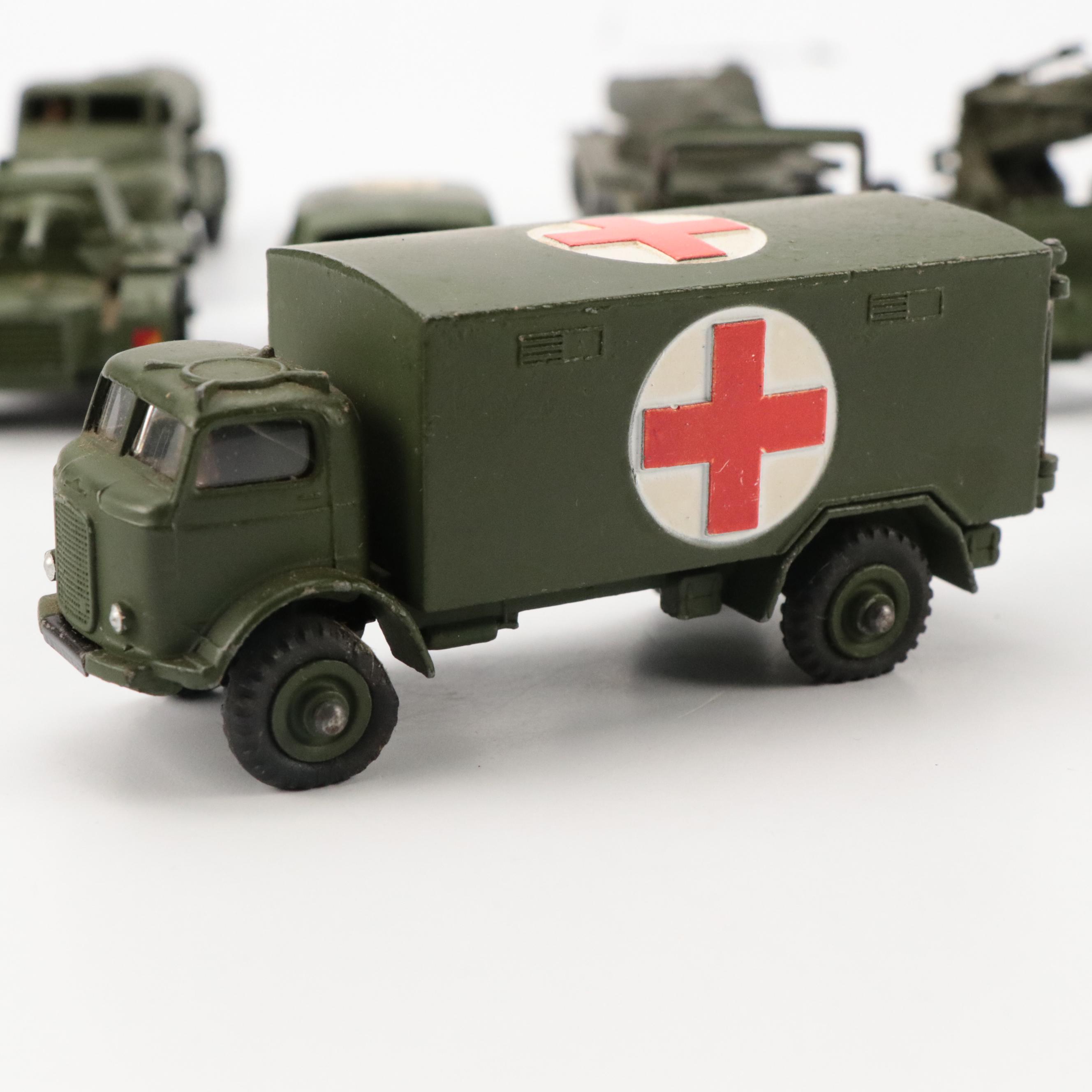 Meccano Dinky Toys "Army Water Tanker" and More Military Toy Vehicles