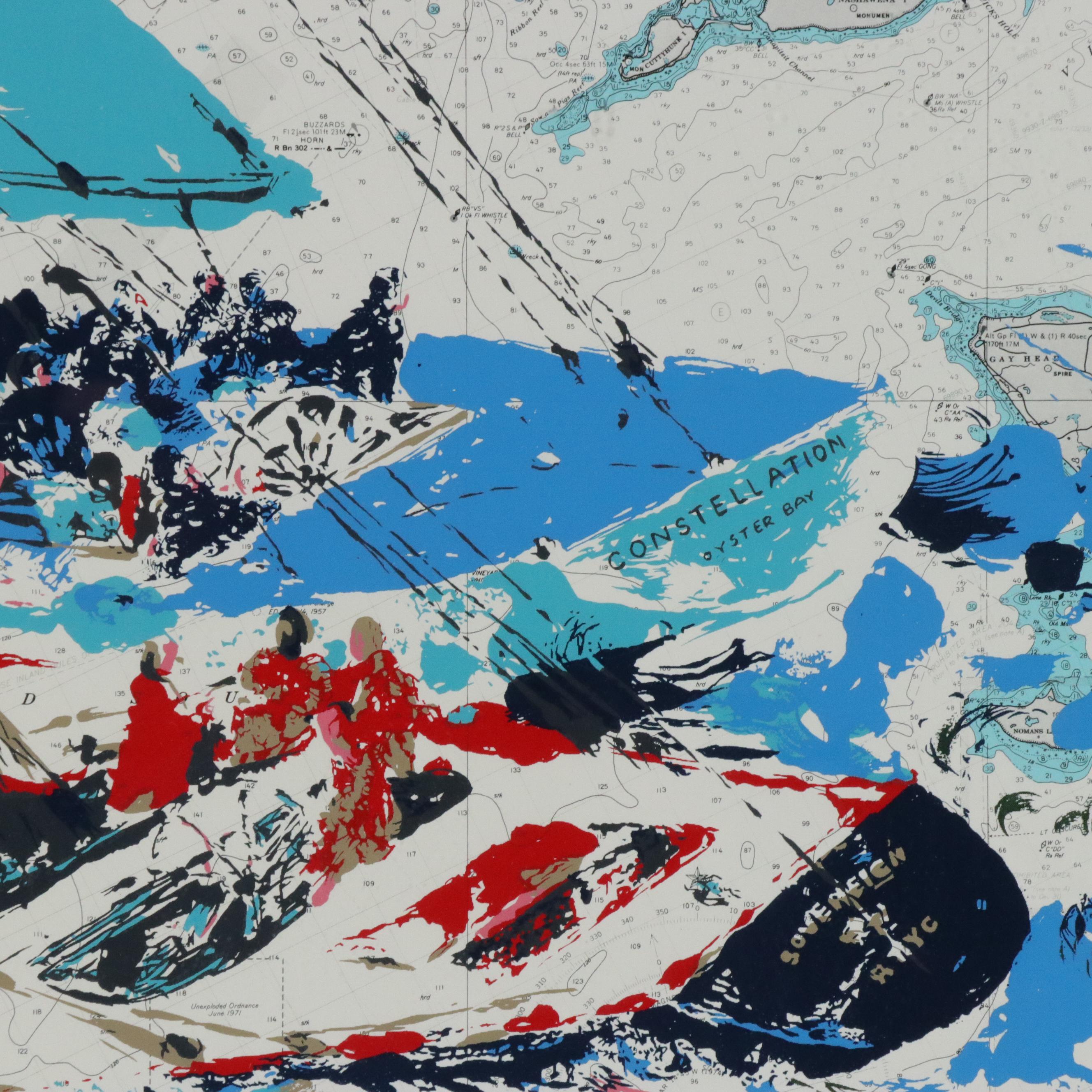 LeRoy Neiman Serigraph "Martha's Vineyard to Block Island"