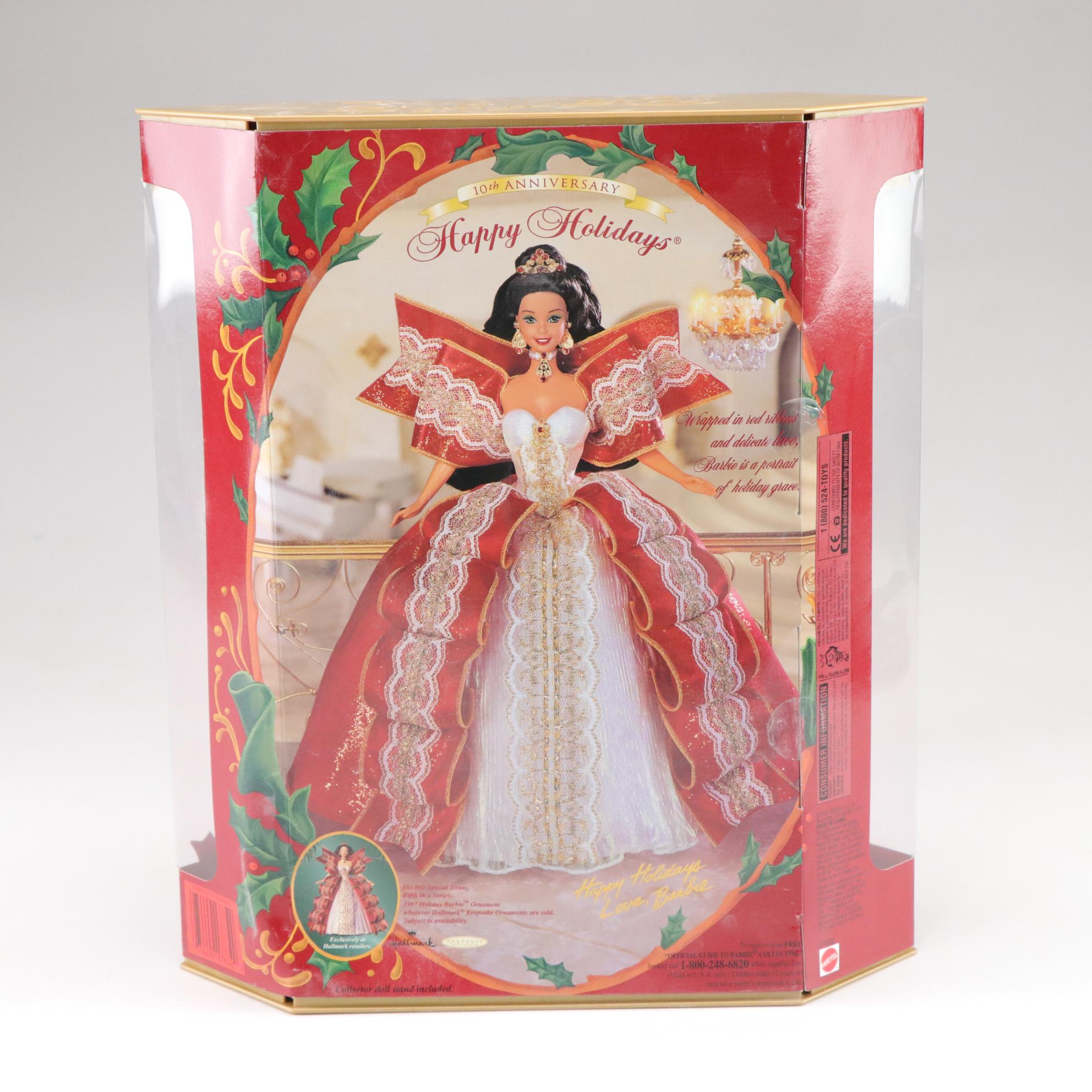 Mattel Barbie "Happy Holidays" Collection of Special Edition Dolls, 1990s
