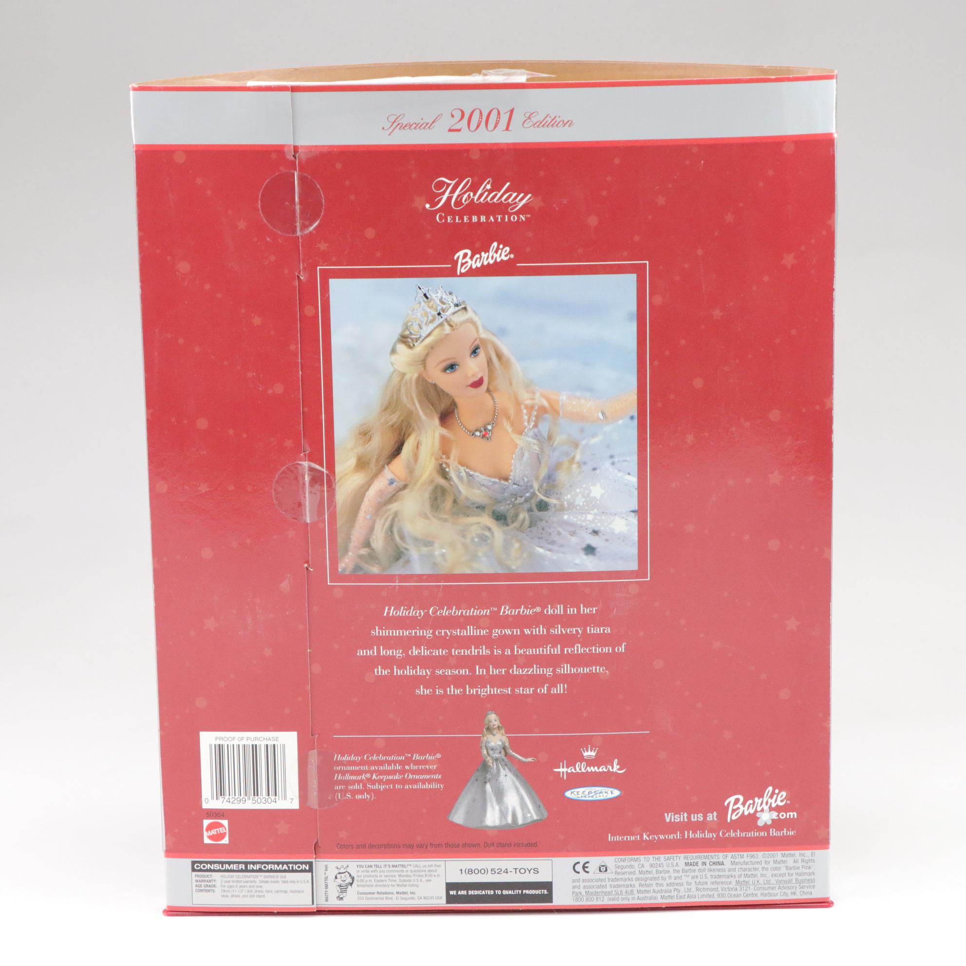 Mattel Barbie "Happy Holidays" Collection of Special Edition Dolls, 1990s