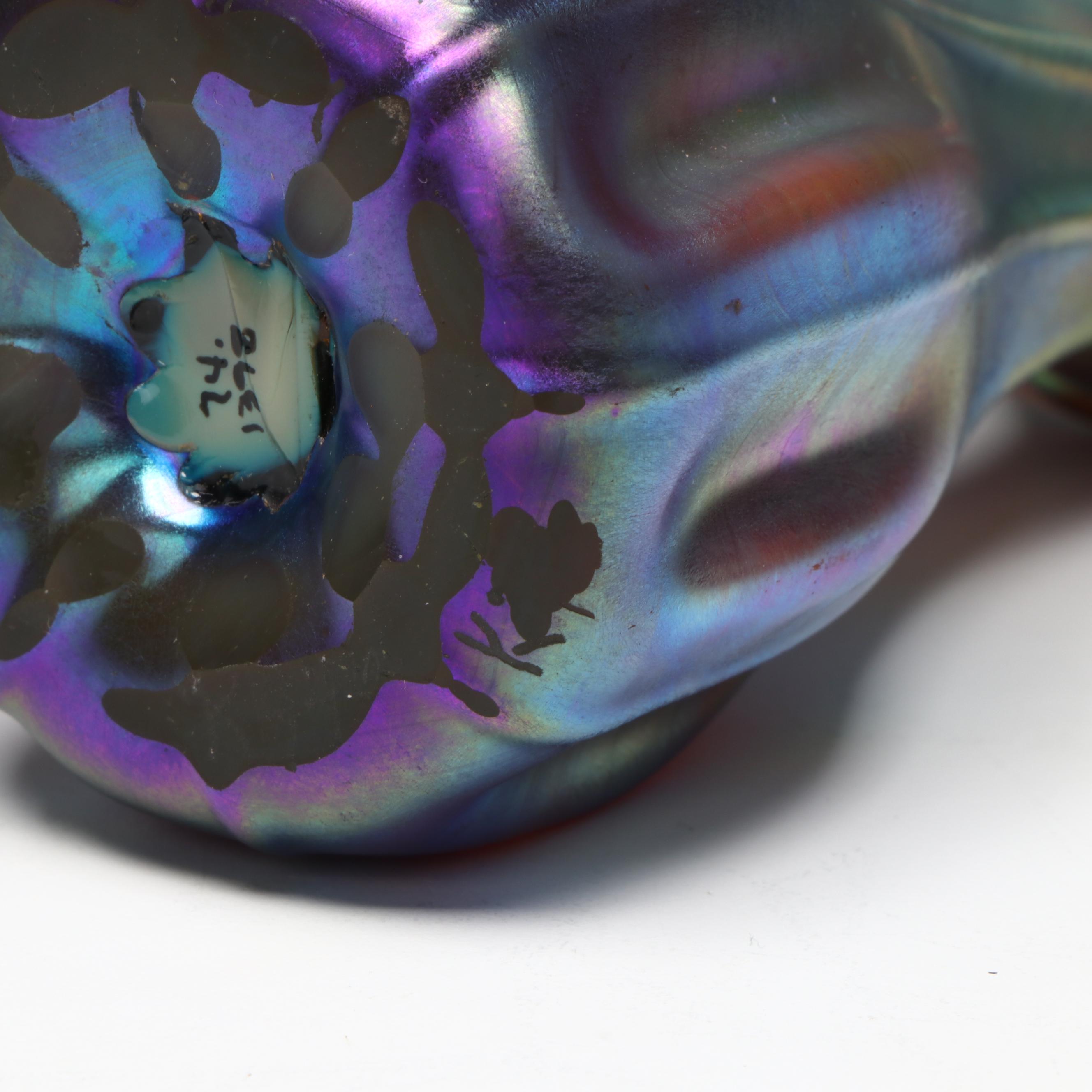 Louis Comfort Tiffany Favrile Art Glass Vase, Early 20th Century