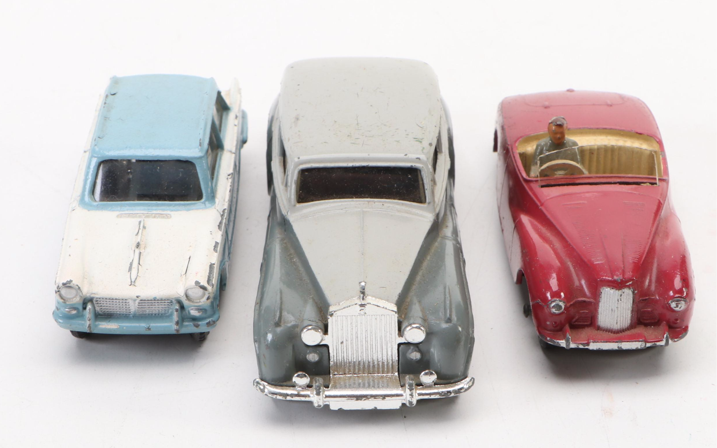 Meccano Dinky Toys "Sunbeam Alpine," "Triumph Herald" and More, Mid-20th Century