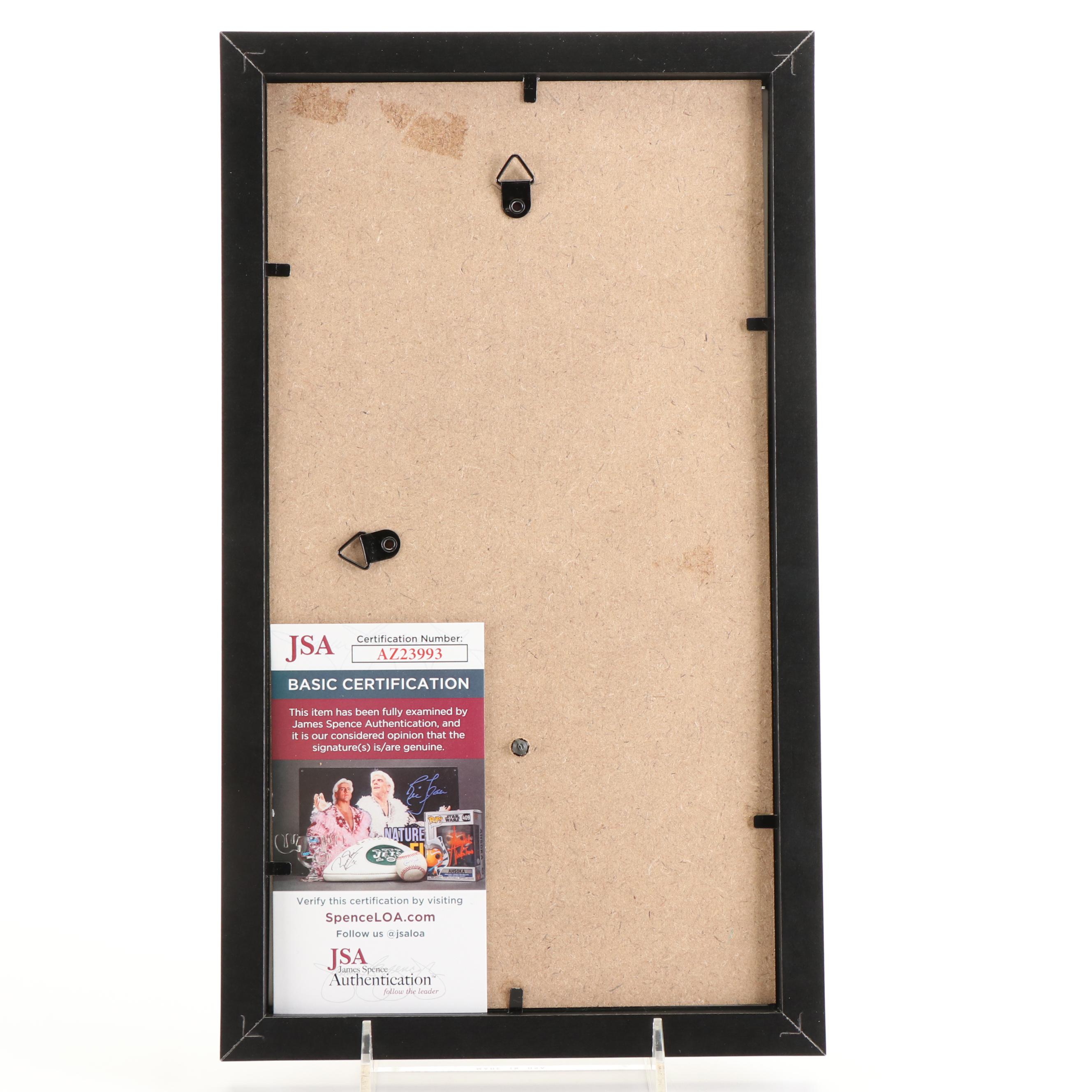 Taylor Swift Signed "The Tortured Poets Department" CD Card in Frame, JSA