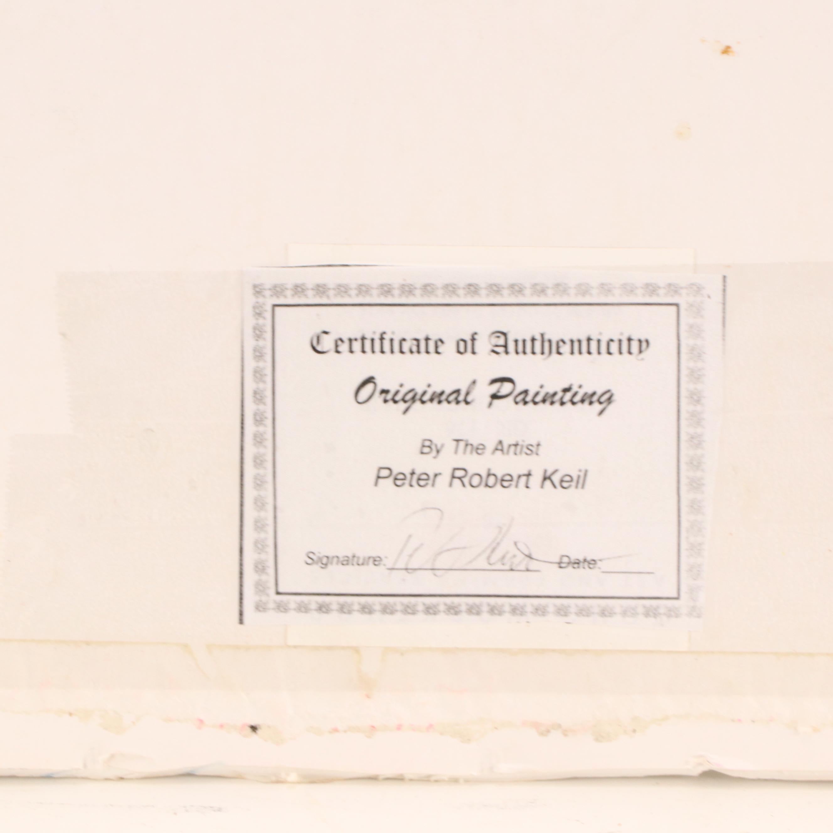 Peter Keil Abstract Acrylic Portrait Painting