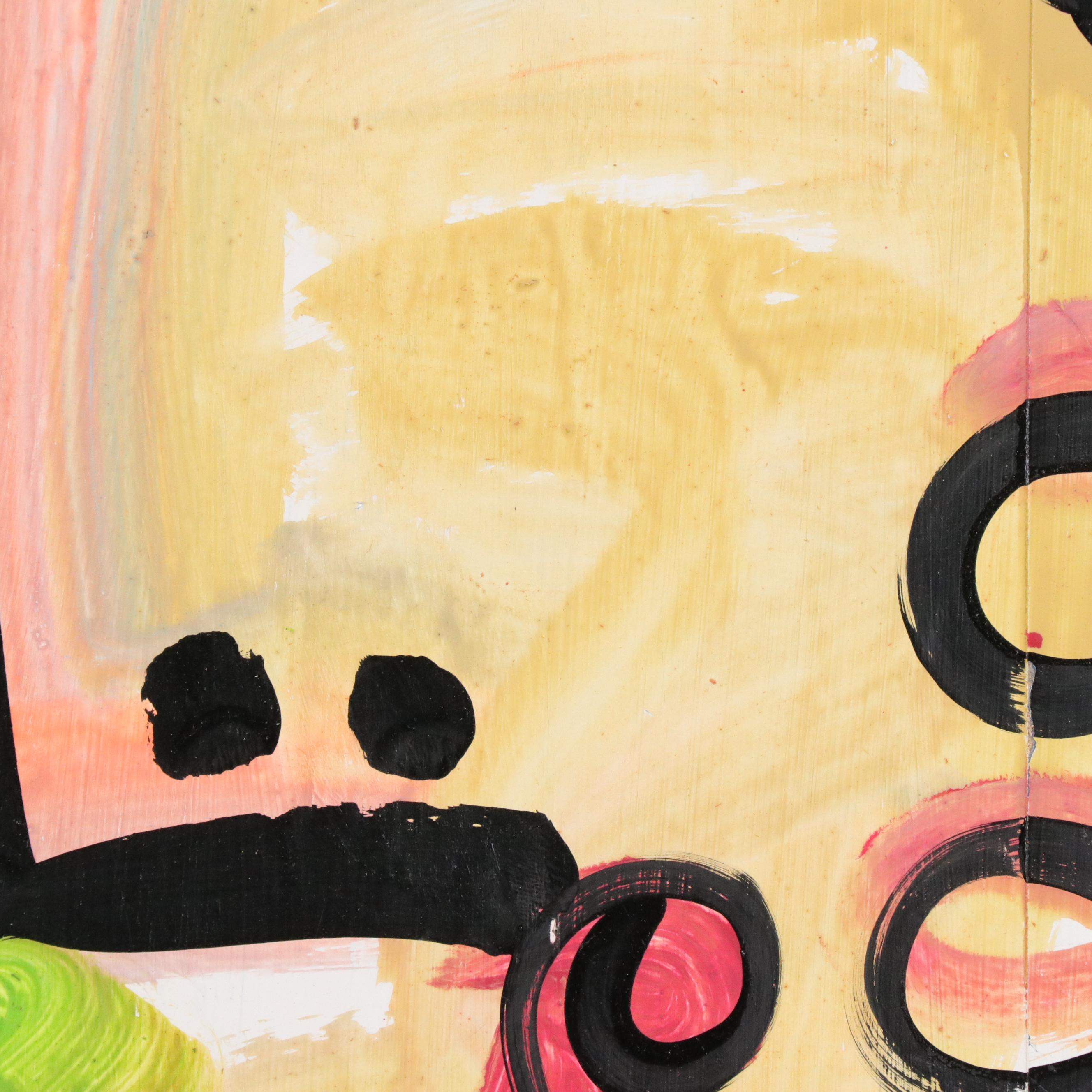 Peter Robert Keil Stylized Acrylic Portrait "Andy Warhol"