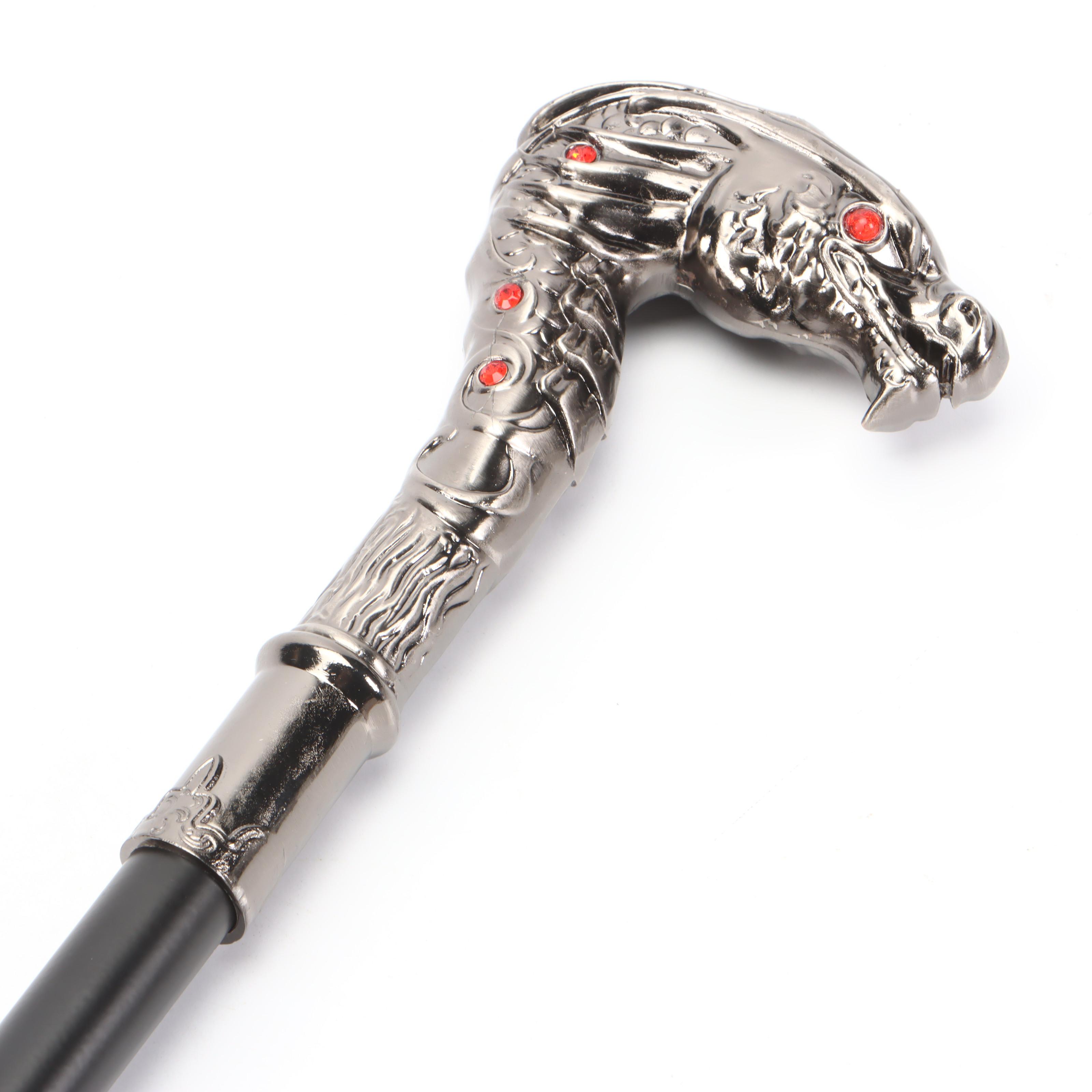 Hooded Dragon Head Handle Sword Cane