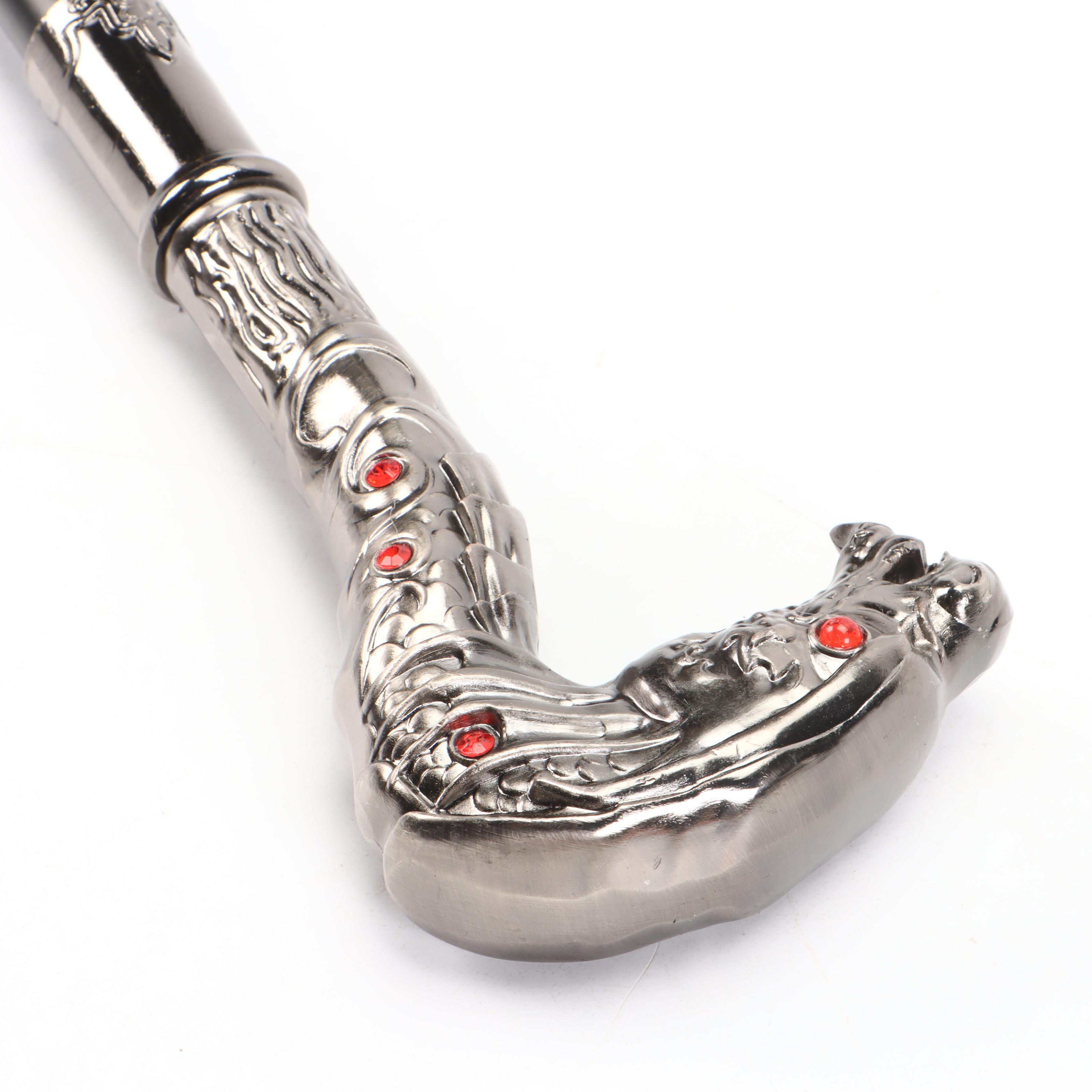 Hooded Dragon Head Handle Sword Cane