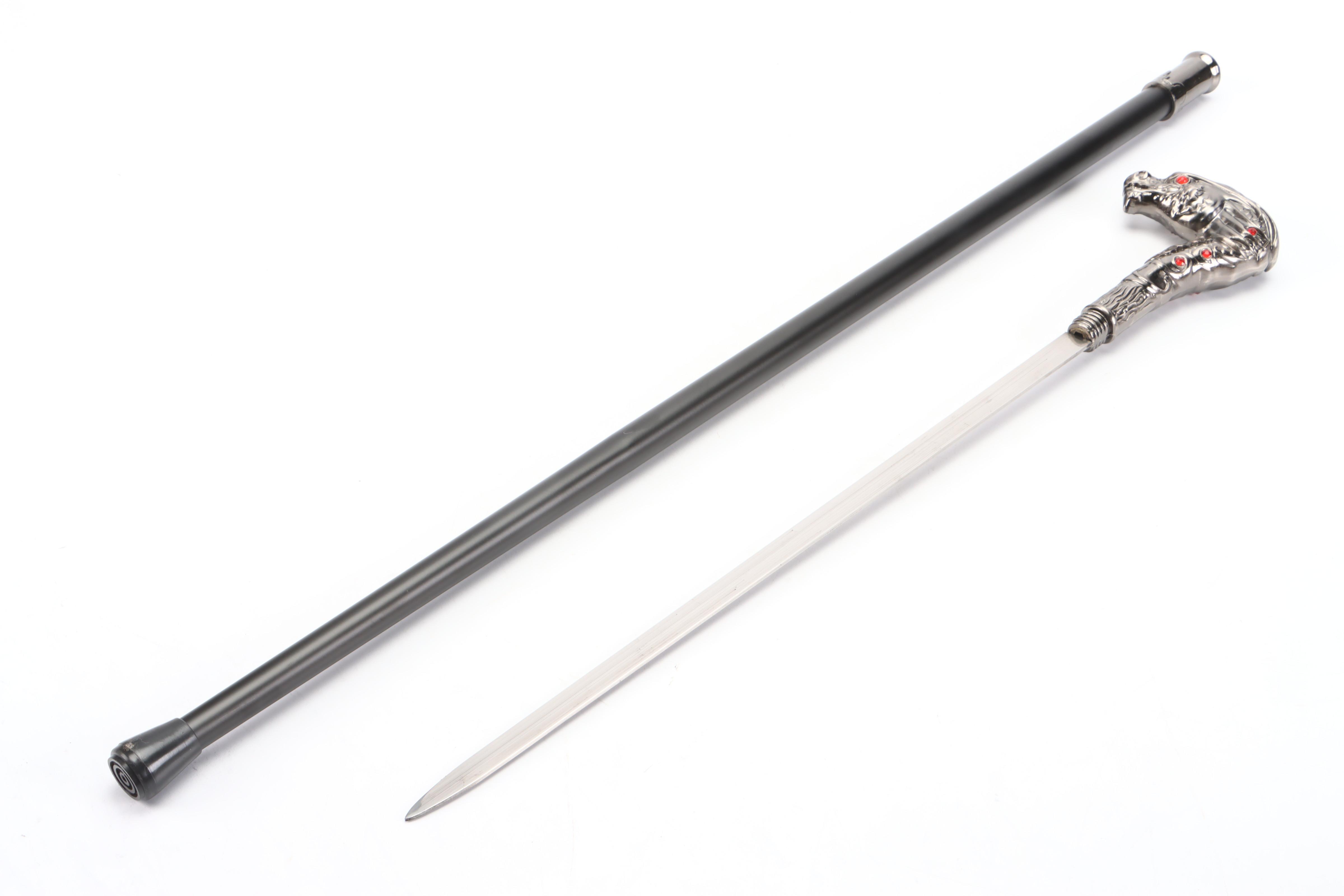 Hooded Dragon Head Handle Sword Cane