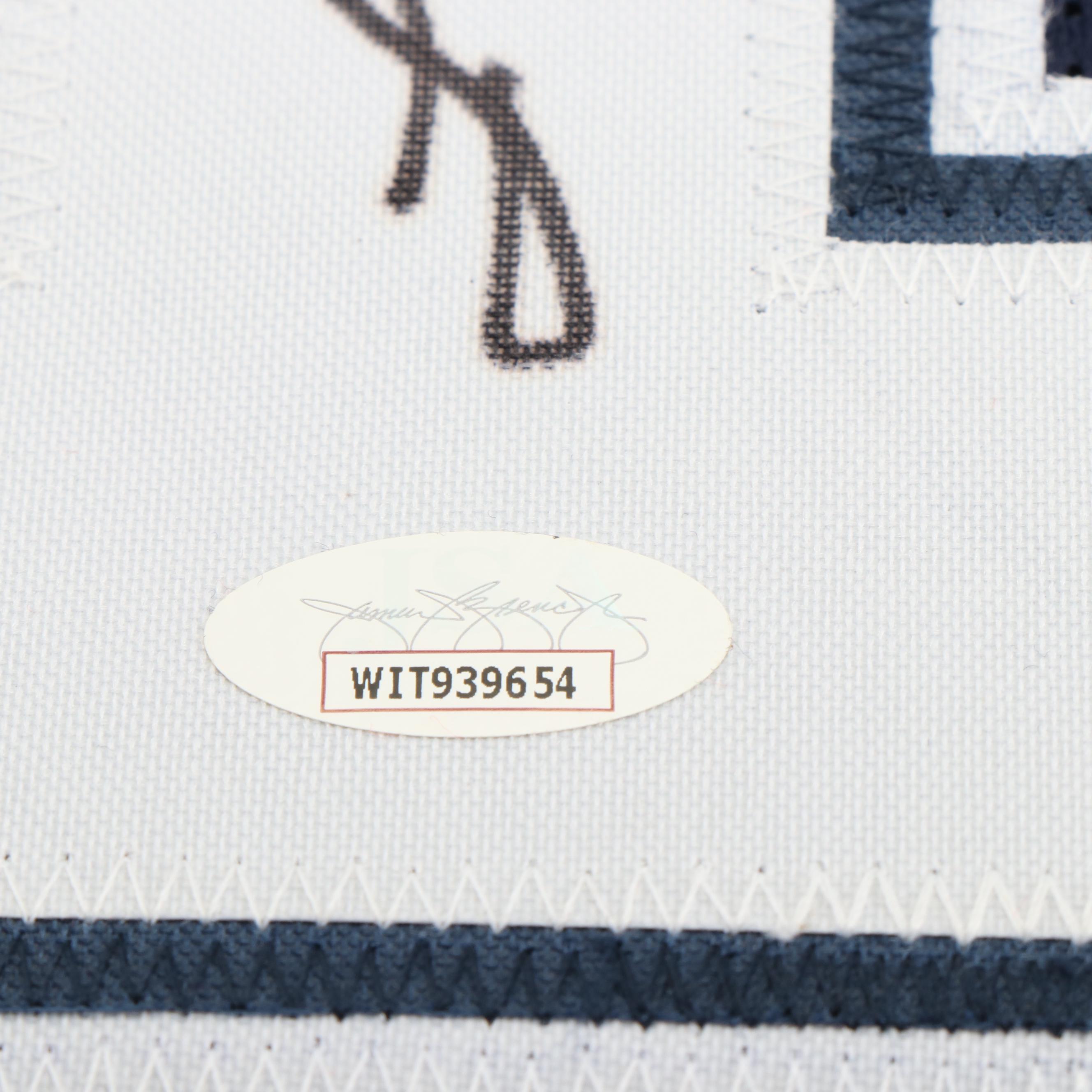 Lou Holtz Signed Notre Dame Fighting Irish Football Jersey, JSA