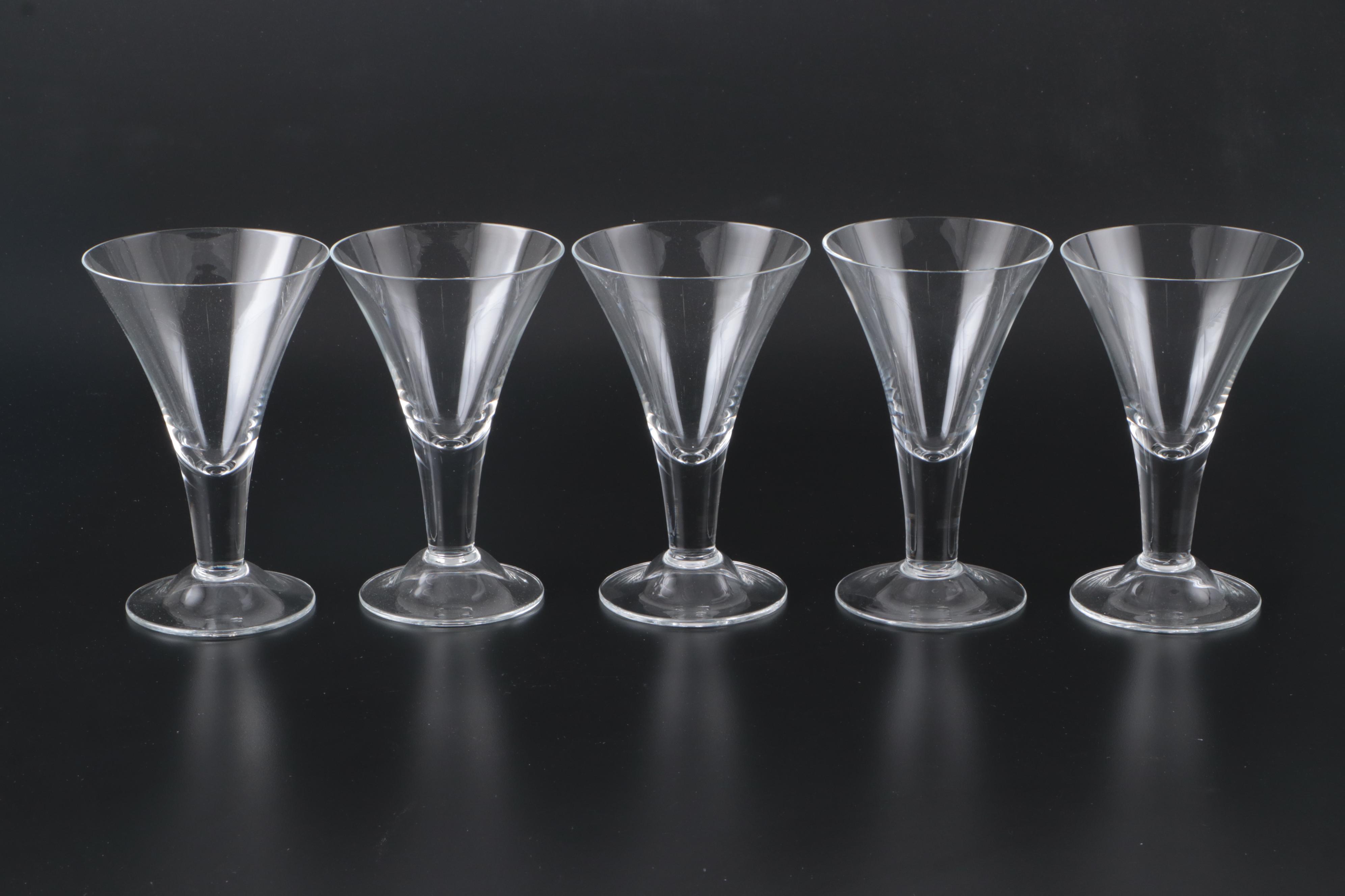 Andrée Putman for Sasaki "Alto" Glass Water Goblets