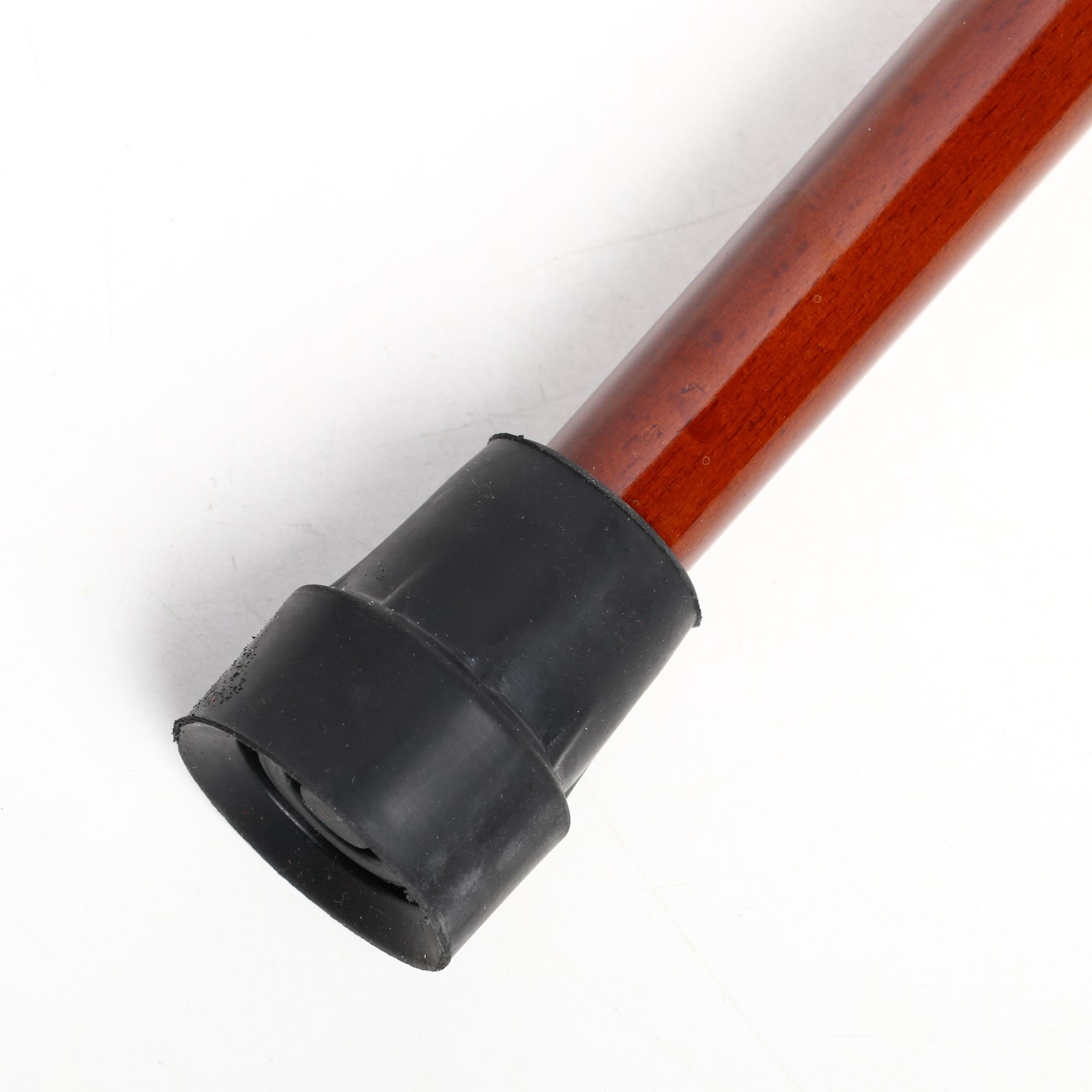 Carved Wood Horse Head Derby-Handled Cane