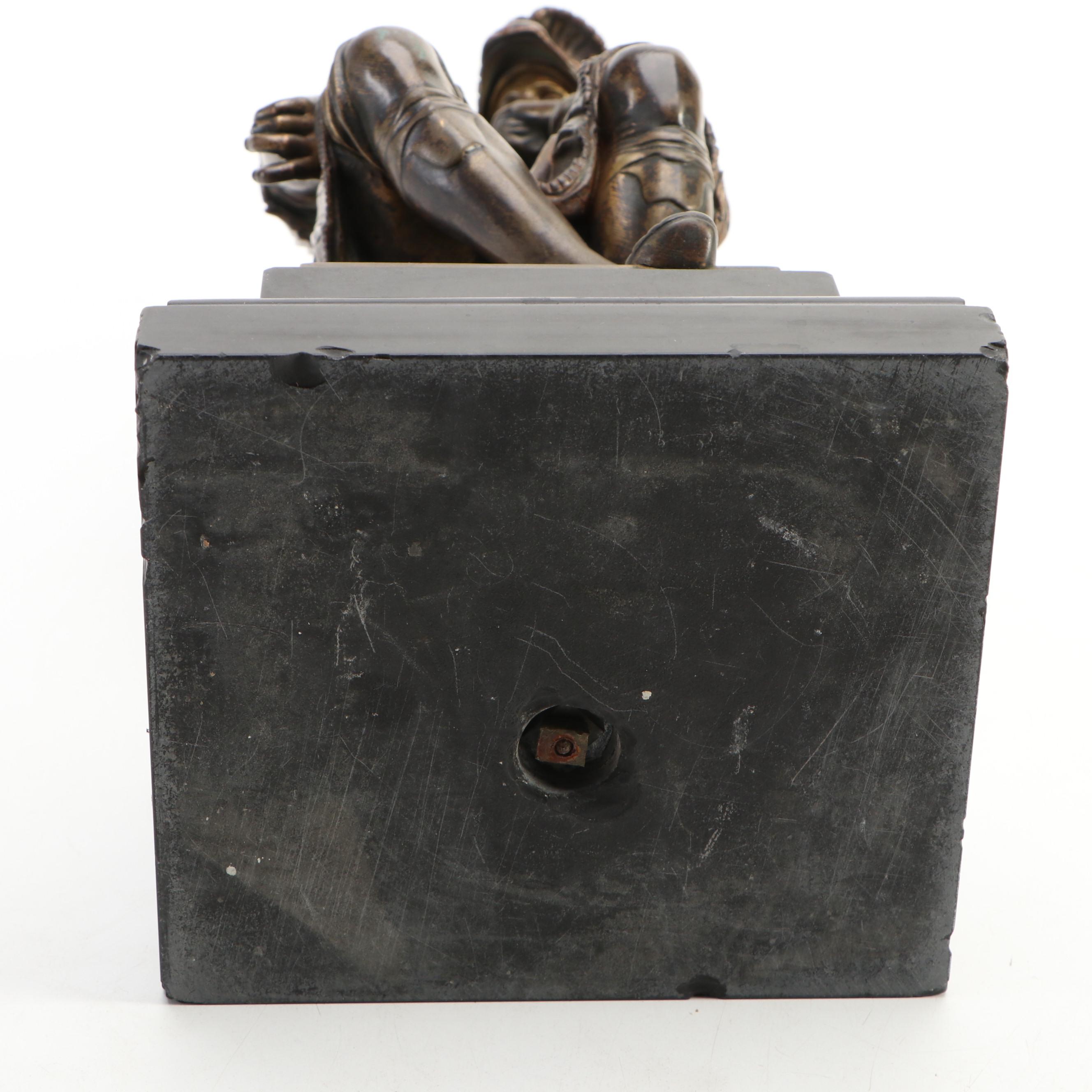 After Michelangelo Bronze Sculpture of Lorenzo de Medici