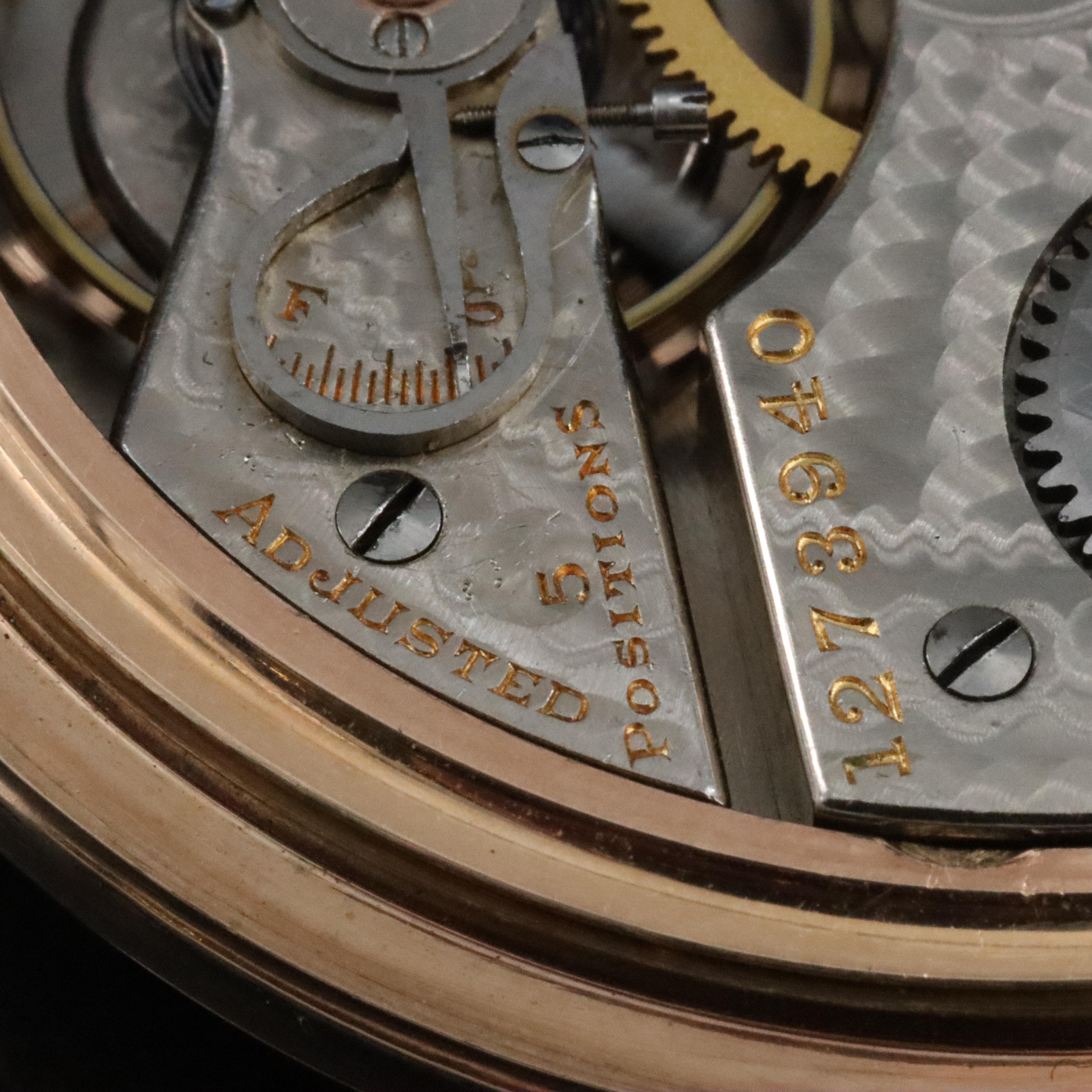 1919 Hamilton Railroad Grade Gold-Filled Pocket Watch