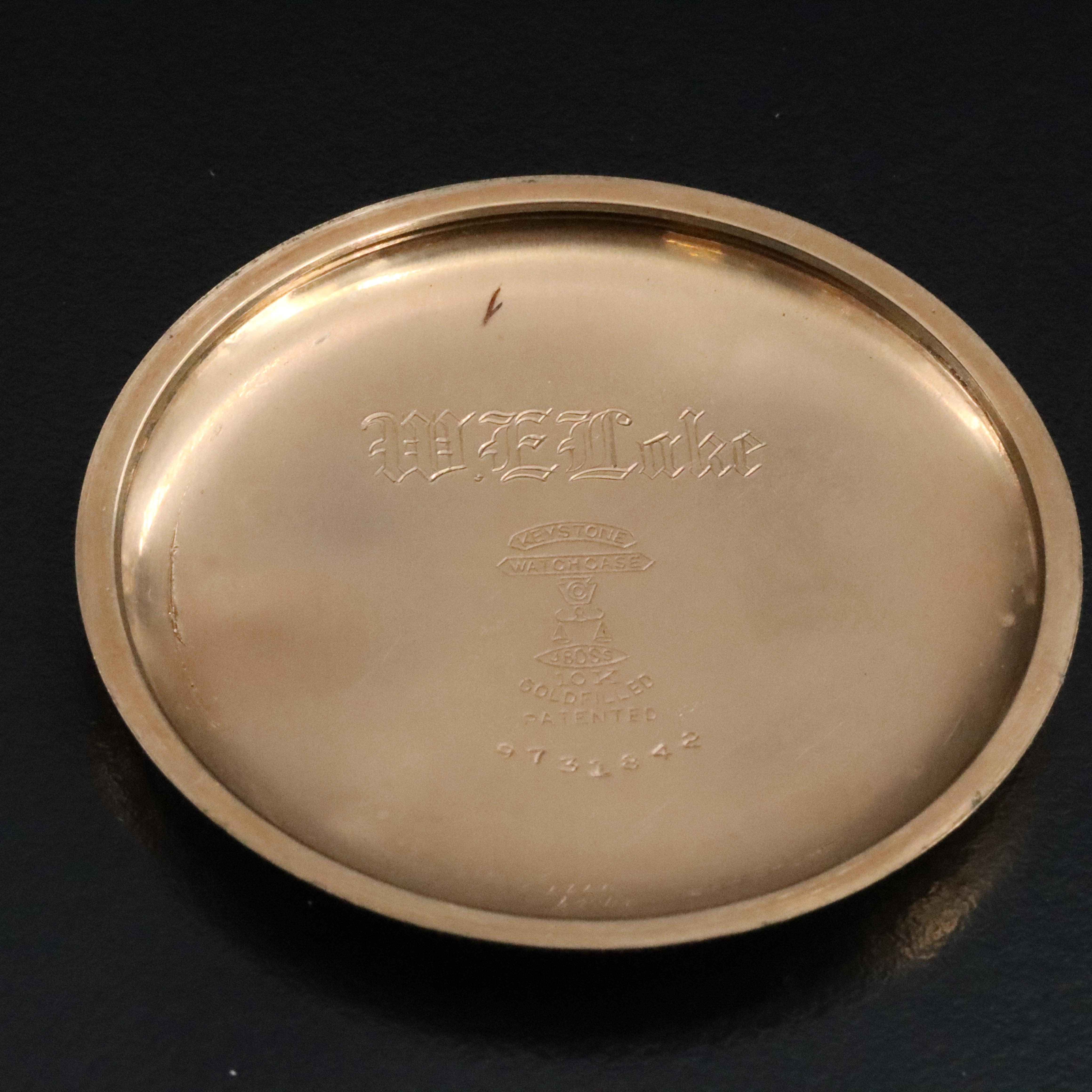 1919 Hamilton Railroad Grade Gold-Filled Pocket Watch