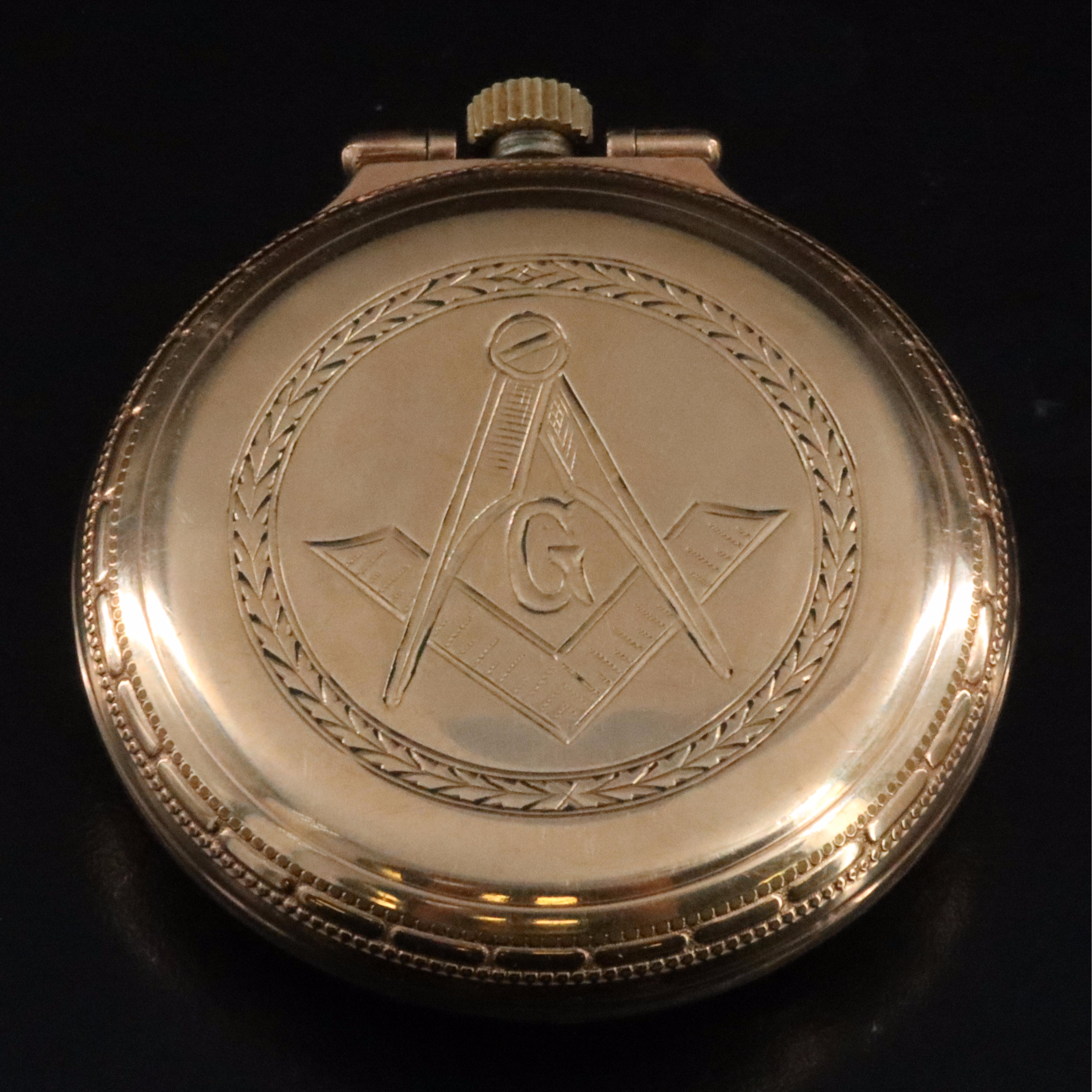 1919 Hamilton Railroad Grade Gold-Filled Pocket Watch