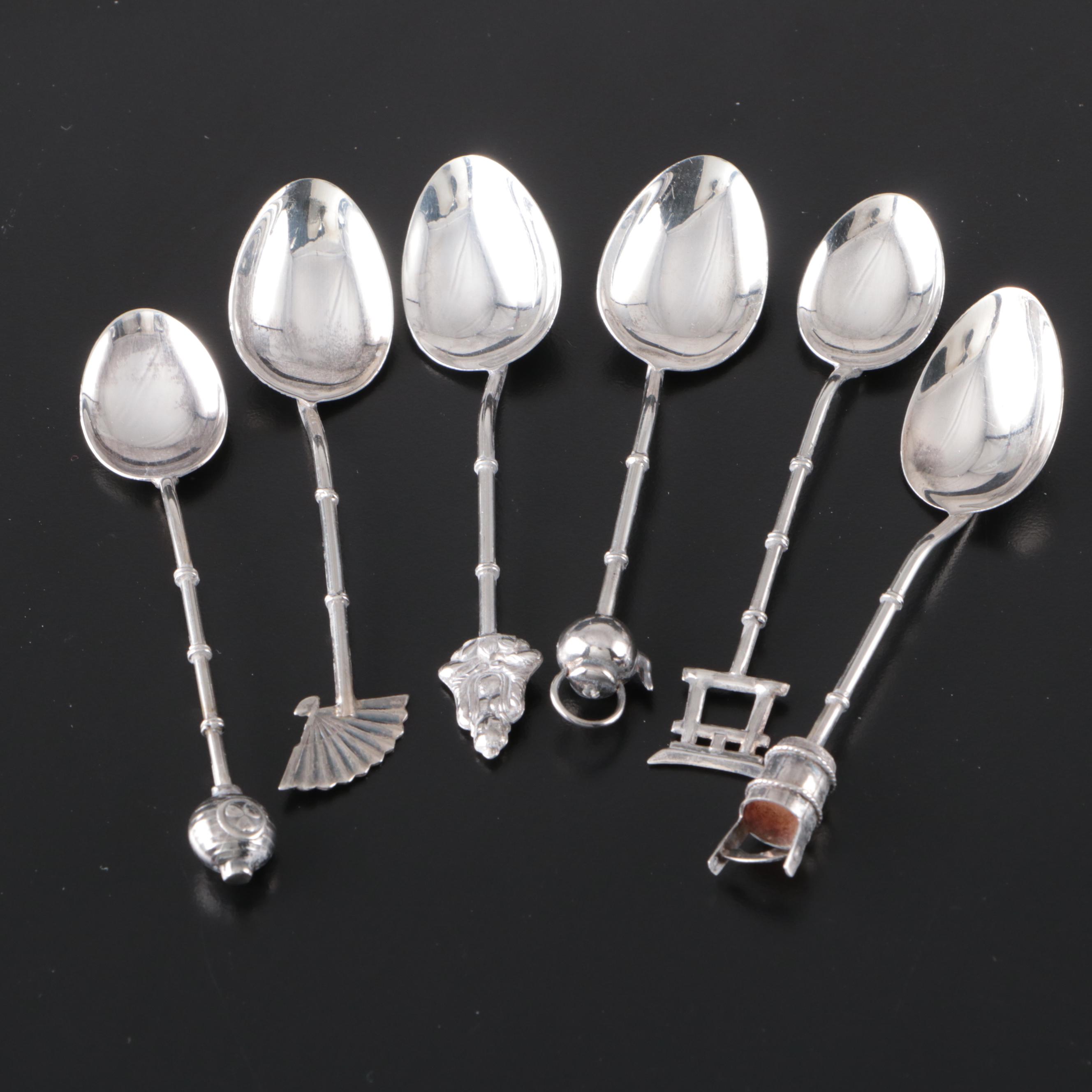 Alexander Clark & Co English Sterling Silver Spoons and Other Flatware