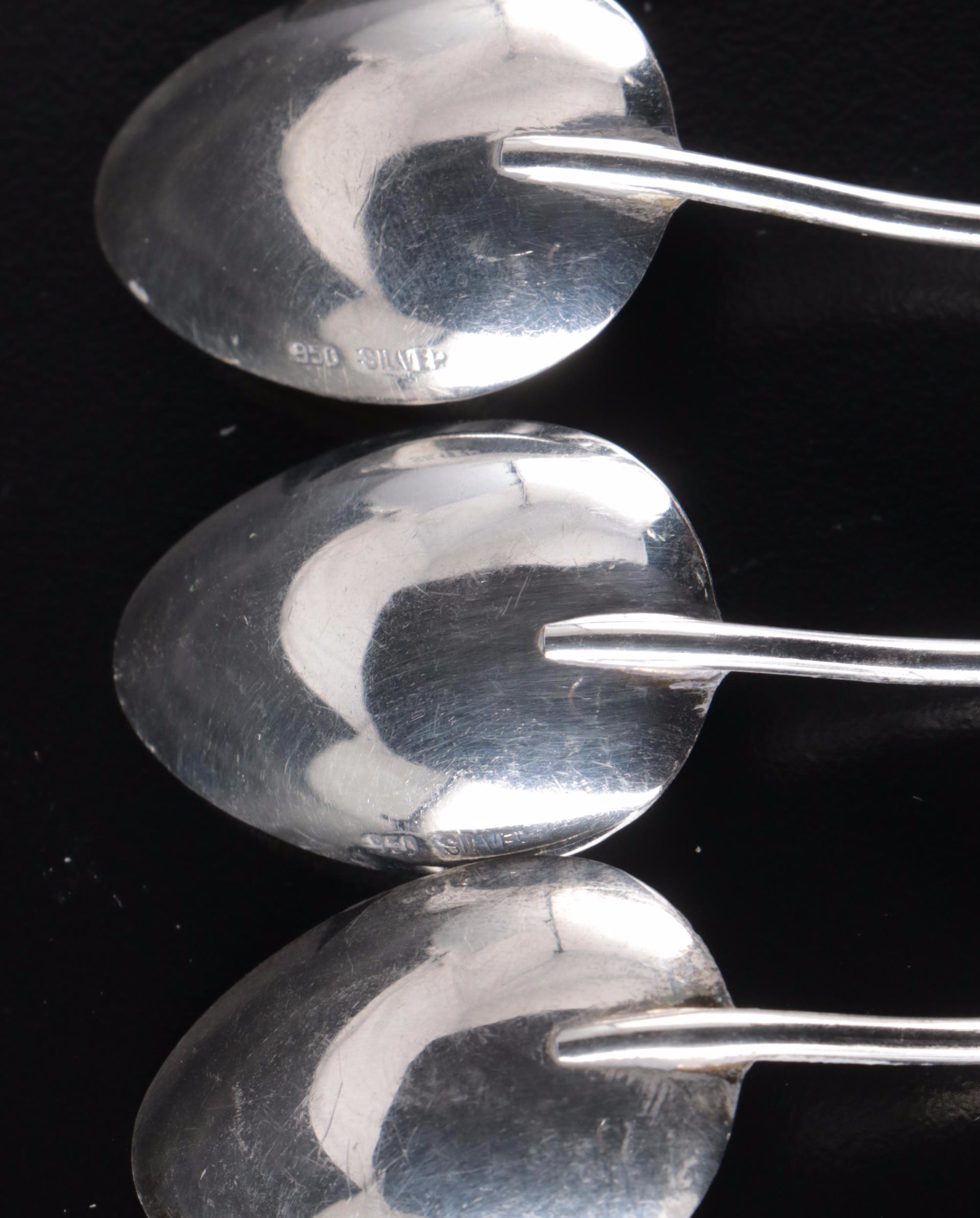 Alexander Clark & Co English Sterling Silver Spoons and Other Flatware