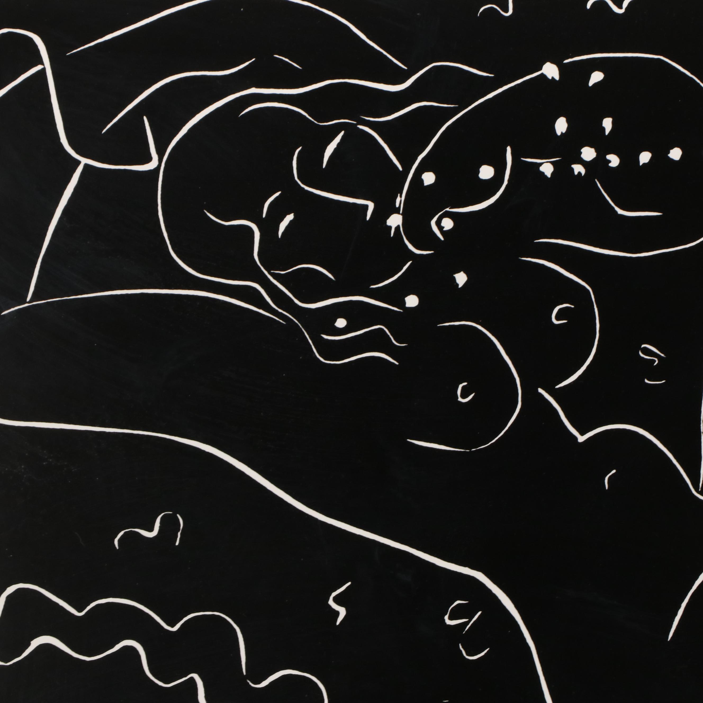 Halftone After Henri Matisse "Nu Au Bracelet (Nude With Bracelet)"