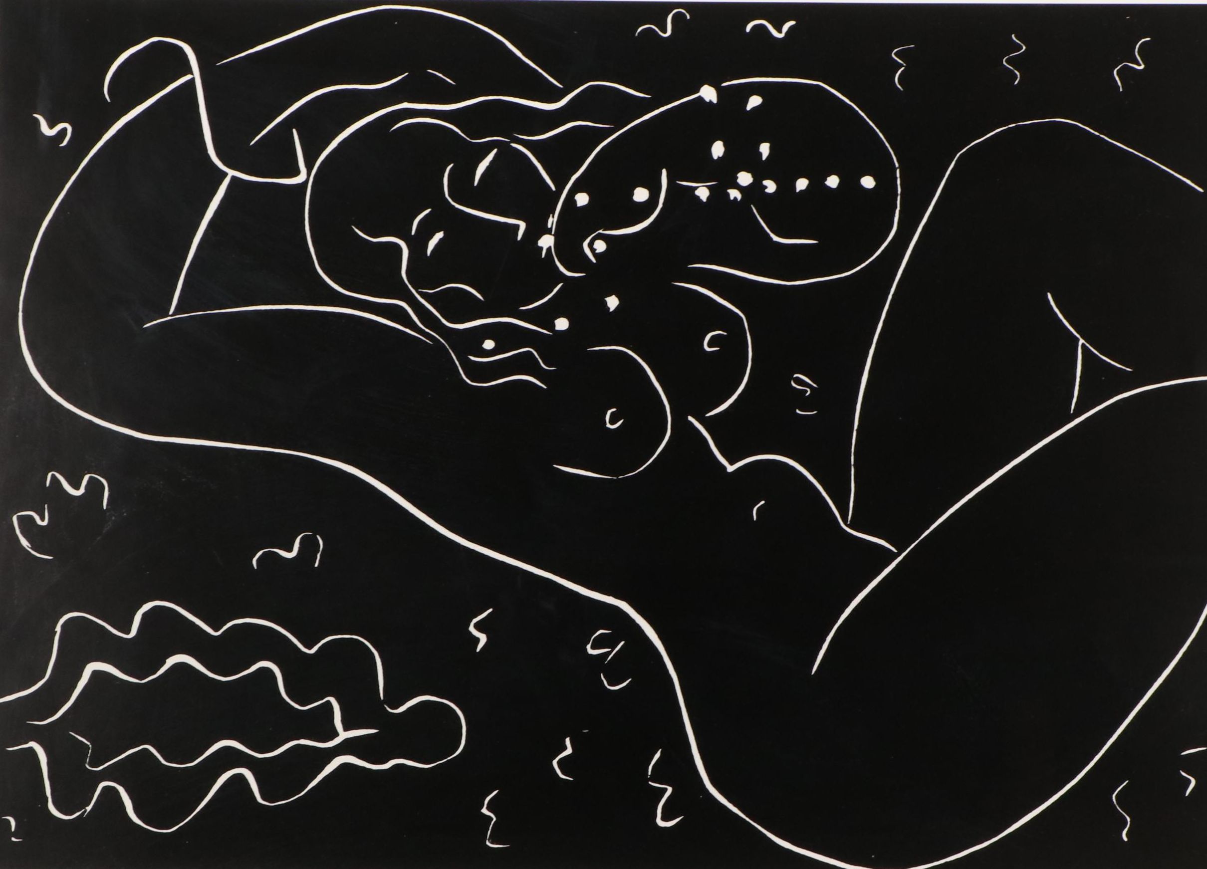 Halftone After Henri Matisse "Nu Au Bracelet (Nude With Bracelet)"