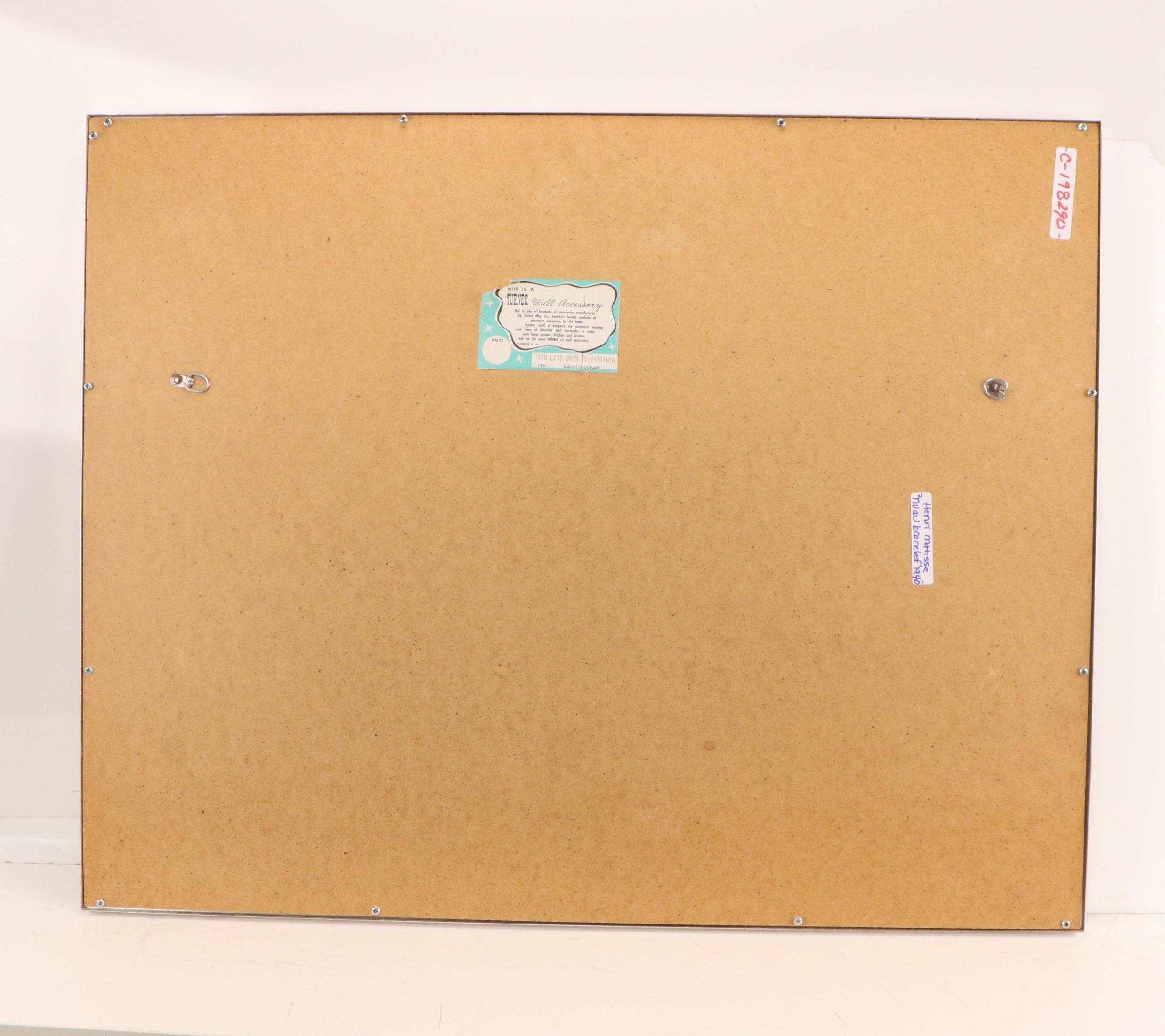 Halftone After Henri Matisse "Nu Au Bracelet (Nude With Bracelet)"