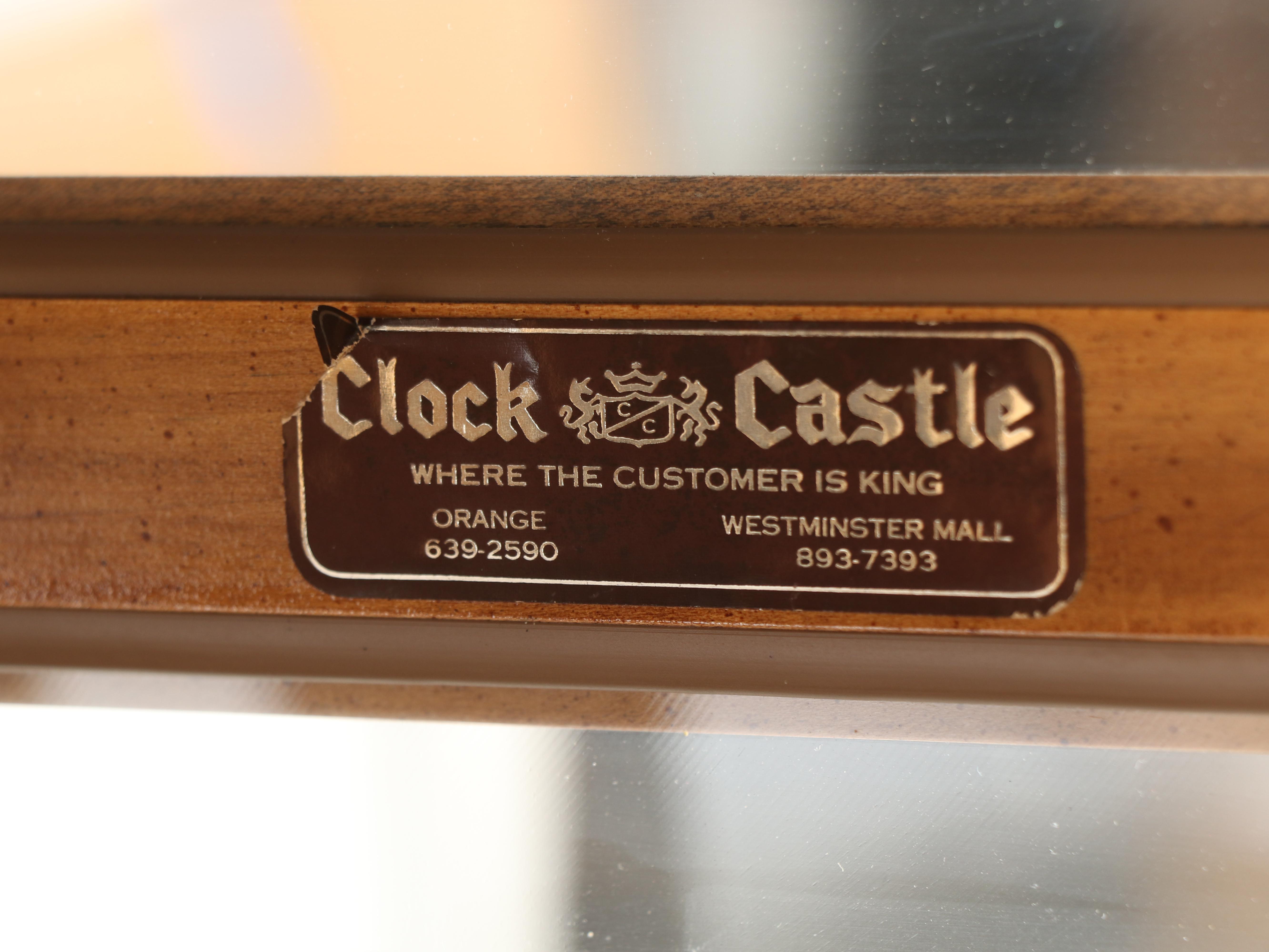 Ridgeway French Burl Wood Grandfather Clock