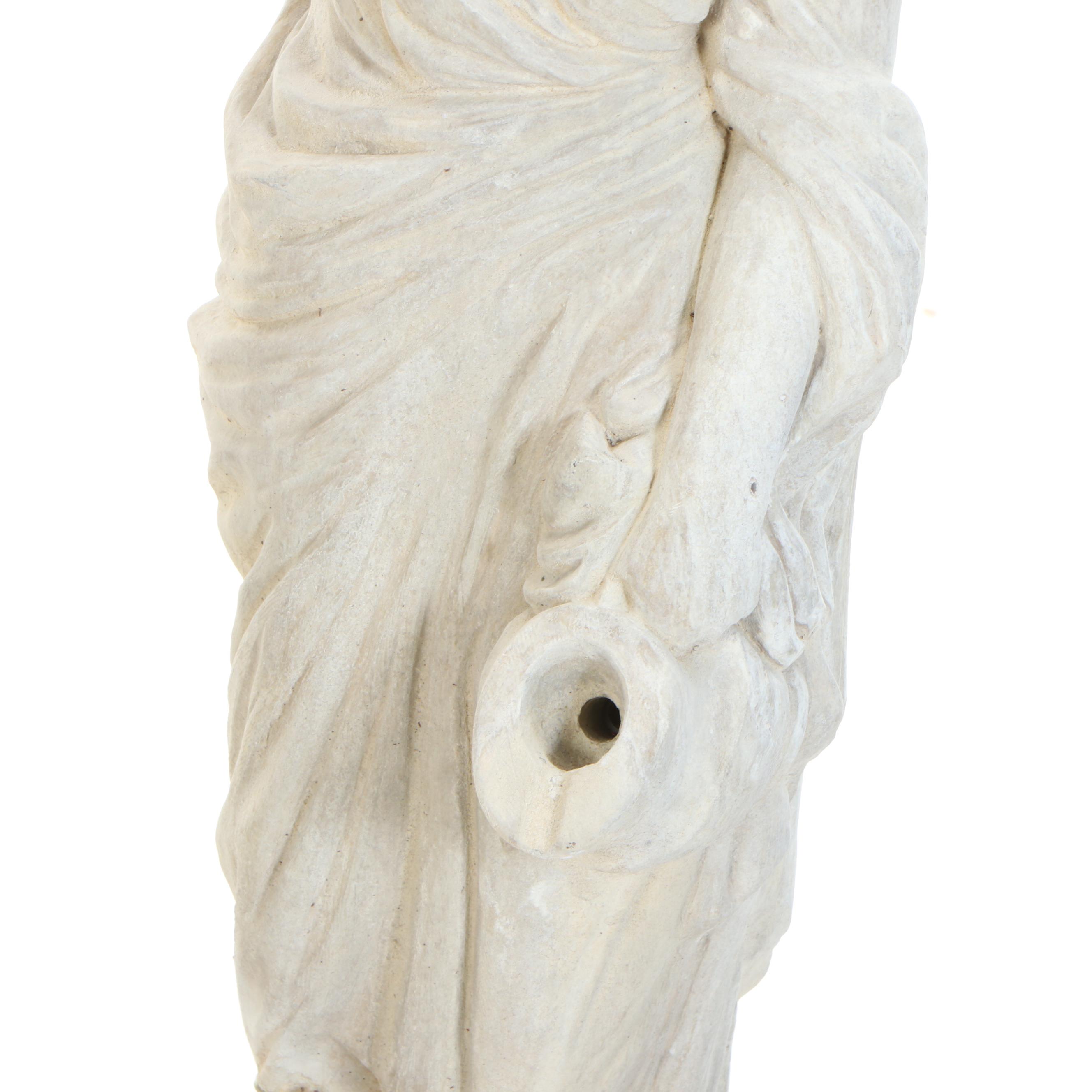 Greco-Roman Style Water Bearer Figural Fountainhead
