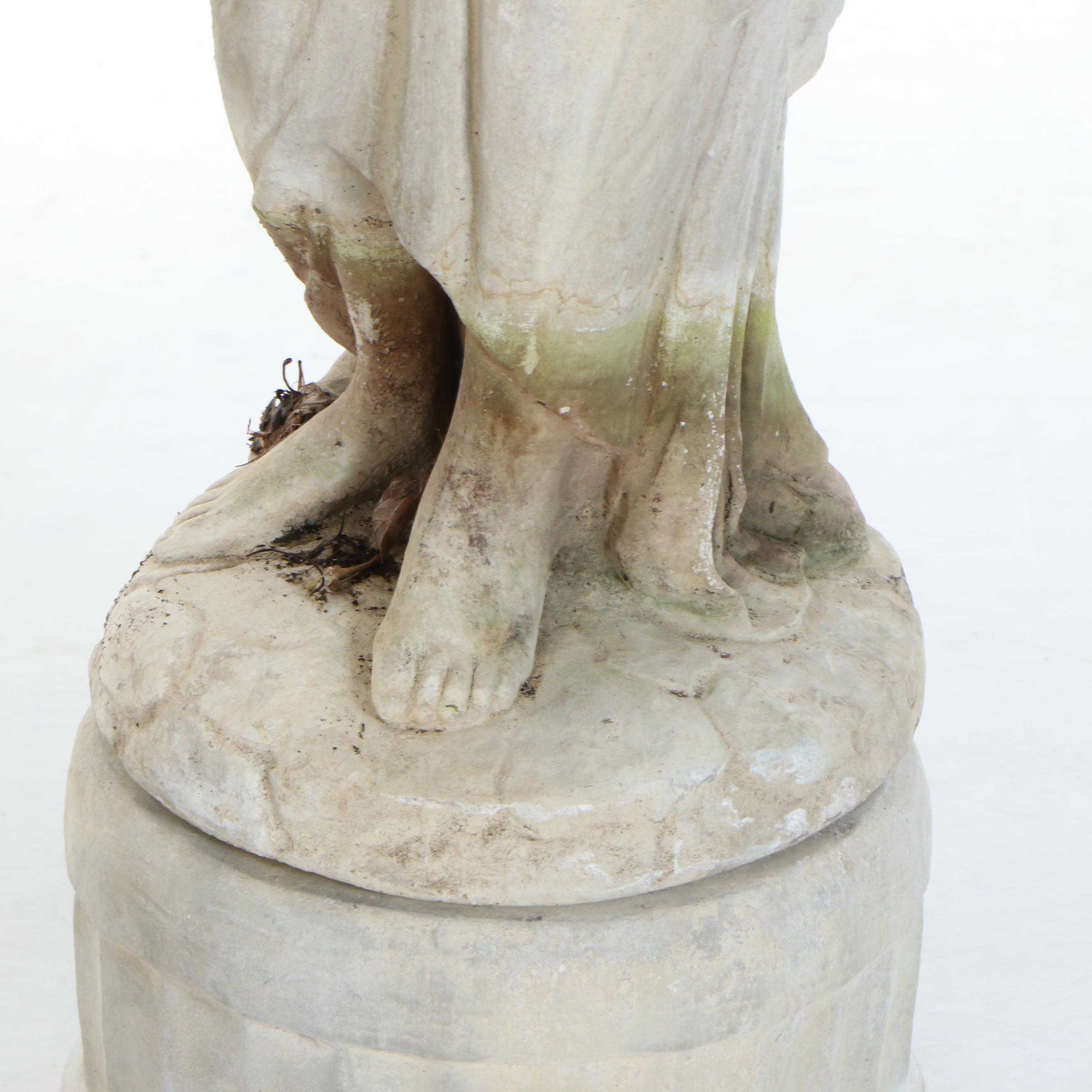 Greco-Roman Style Water Bearer Figural Fountainhead