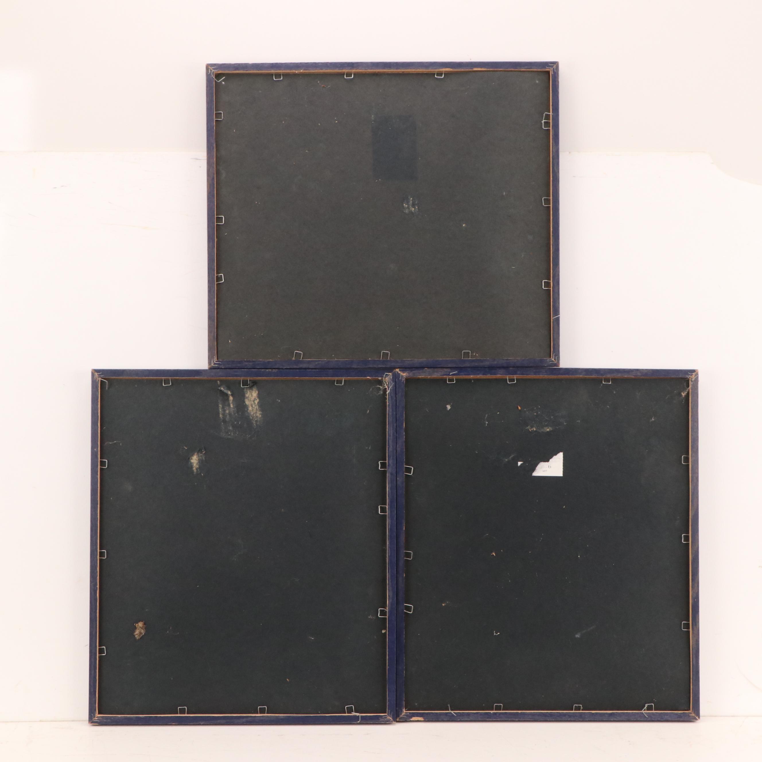 Offset Lithographs of Stylized Interior Scenes, 21st Century