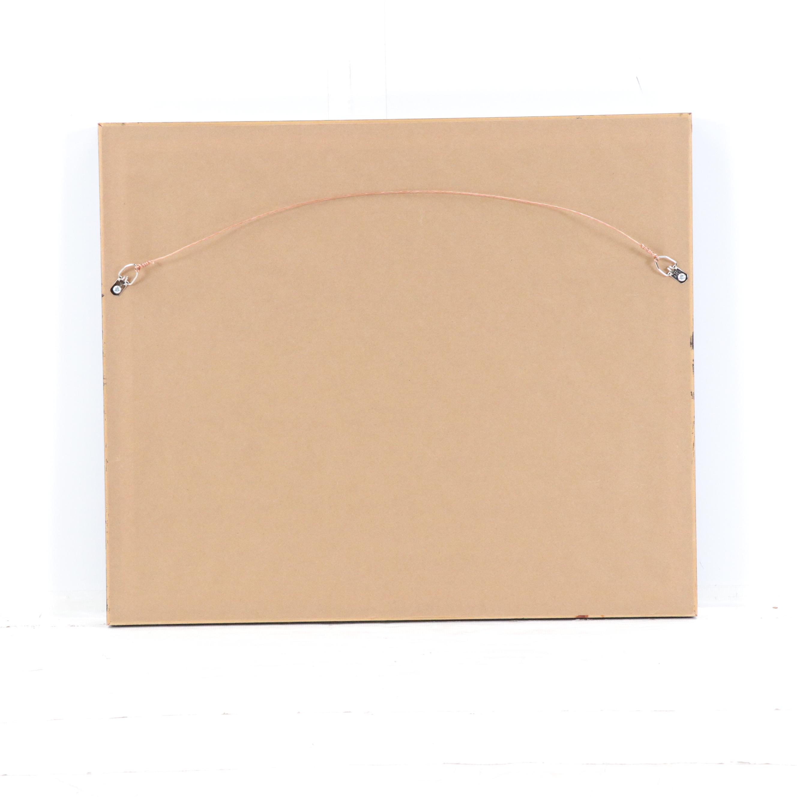 Mike Tyson Signed Trevor Berbick Knockout Boxing Print in Matted Frame, Beckett