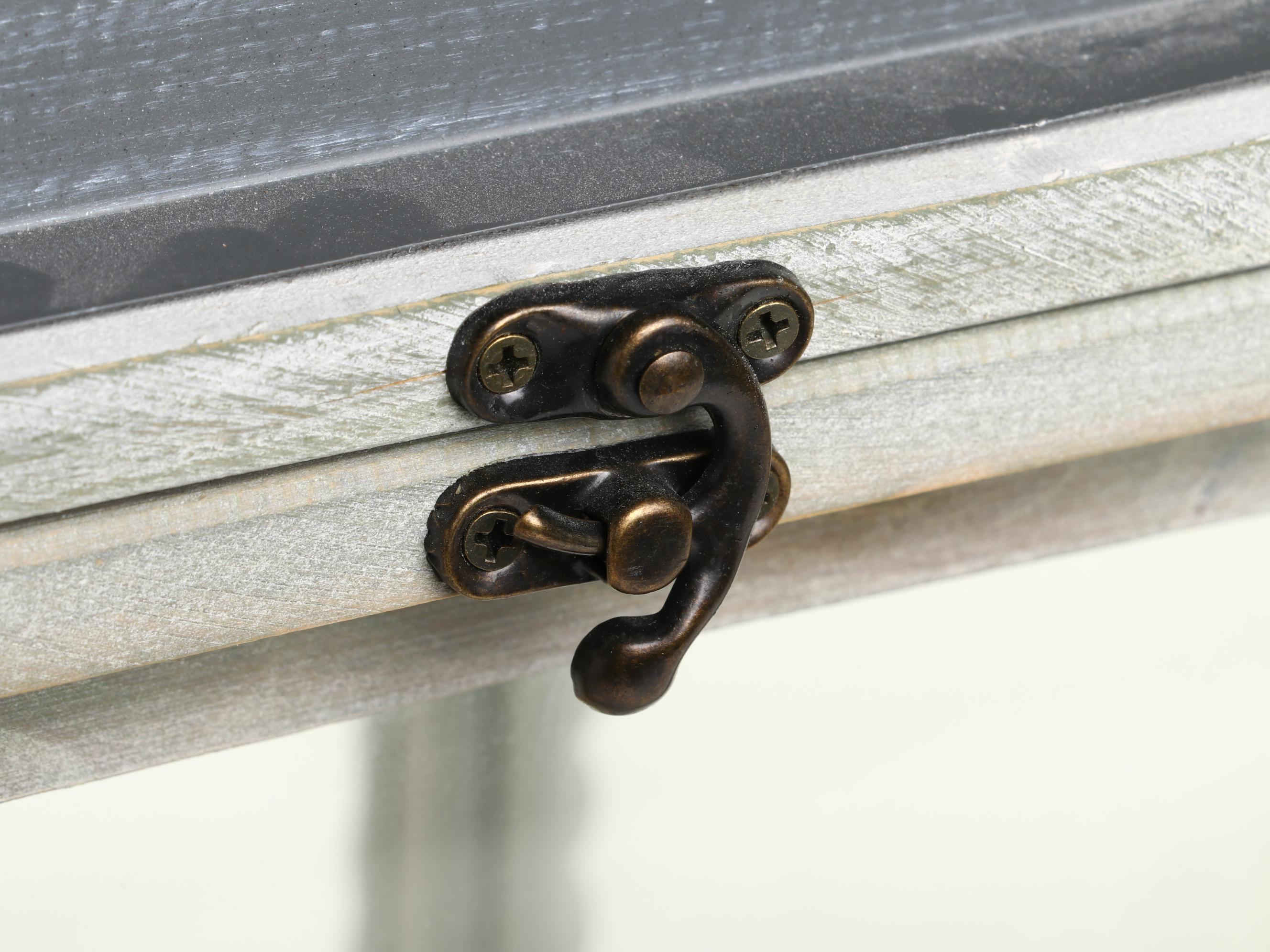 Pair of Wood and Metal Handled Lanterns with Electric Candles