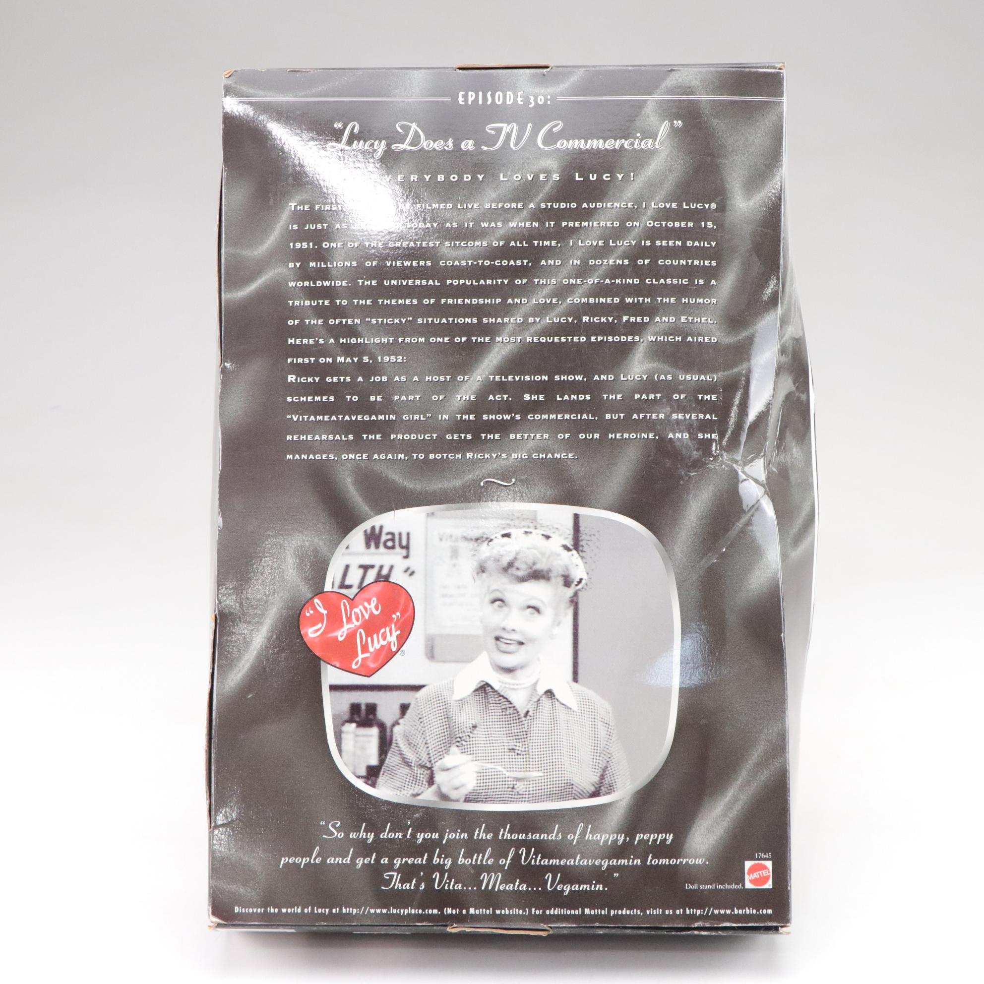 The X Files, I Love Lucy & Other Special Edition Barbie Dolls