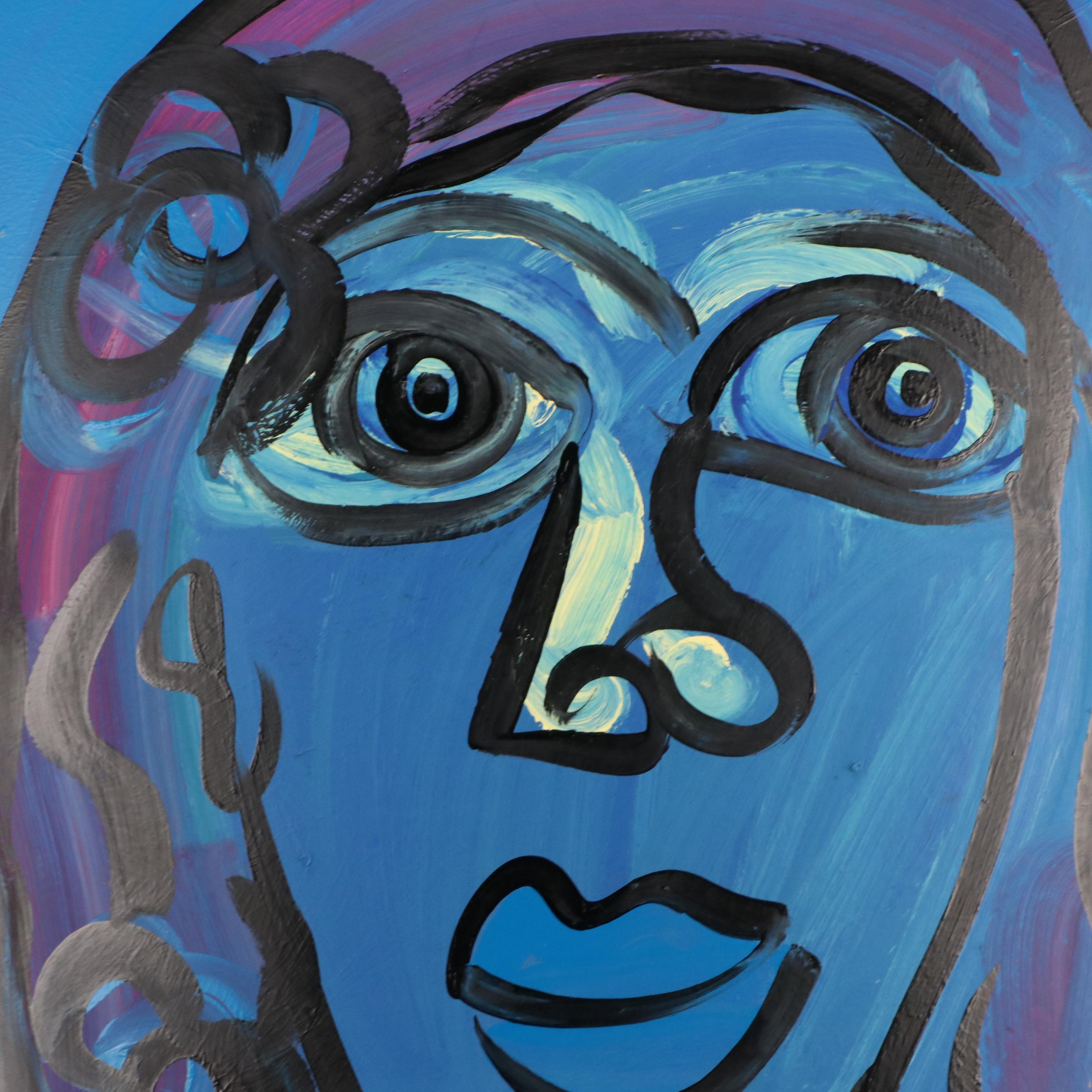 Peter Robert Keil Stylized Acrylic Portrait