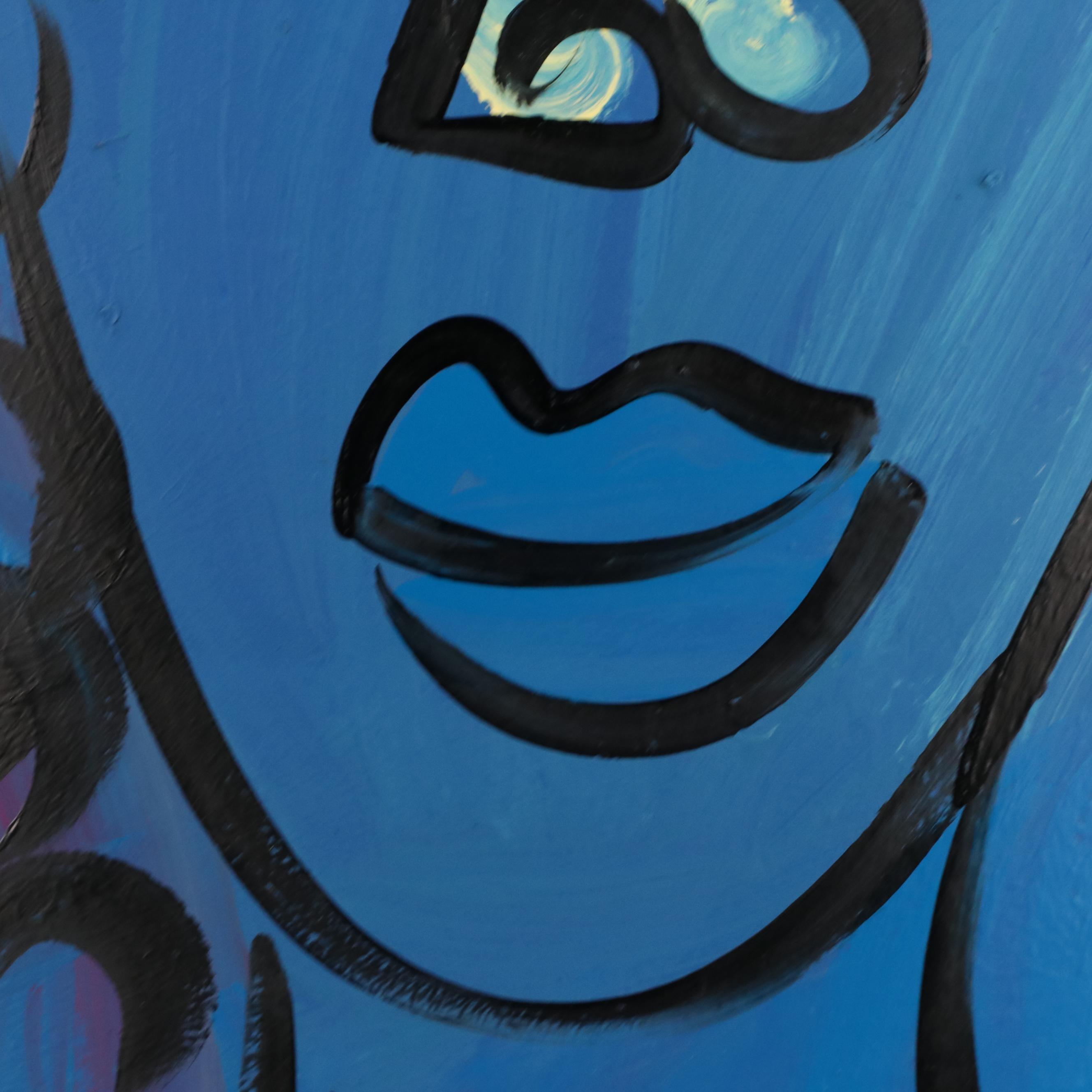 Peter Robert Keil Stylized Acrylic Portrait