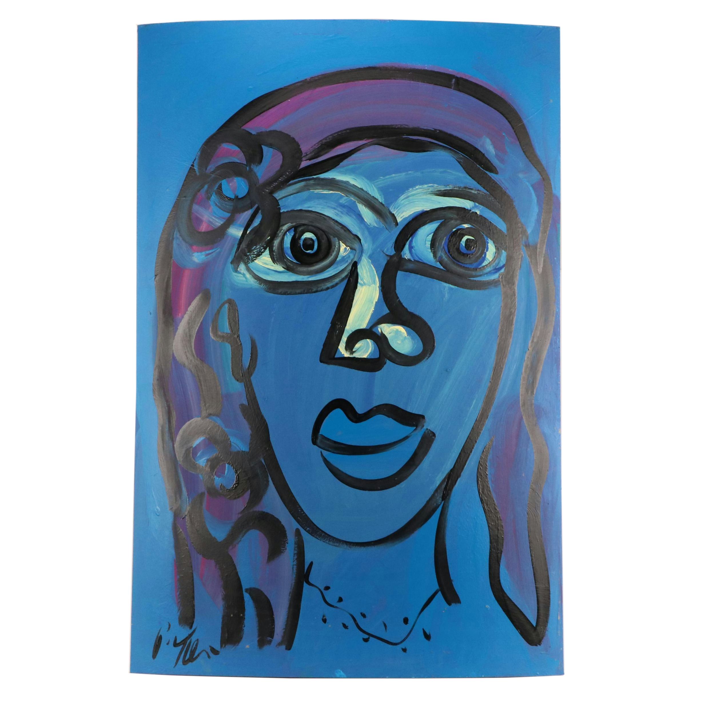 Peter Robert Keil Stylized Acrylic Portrait