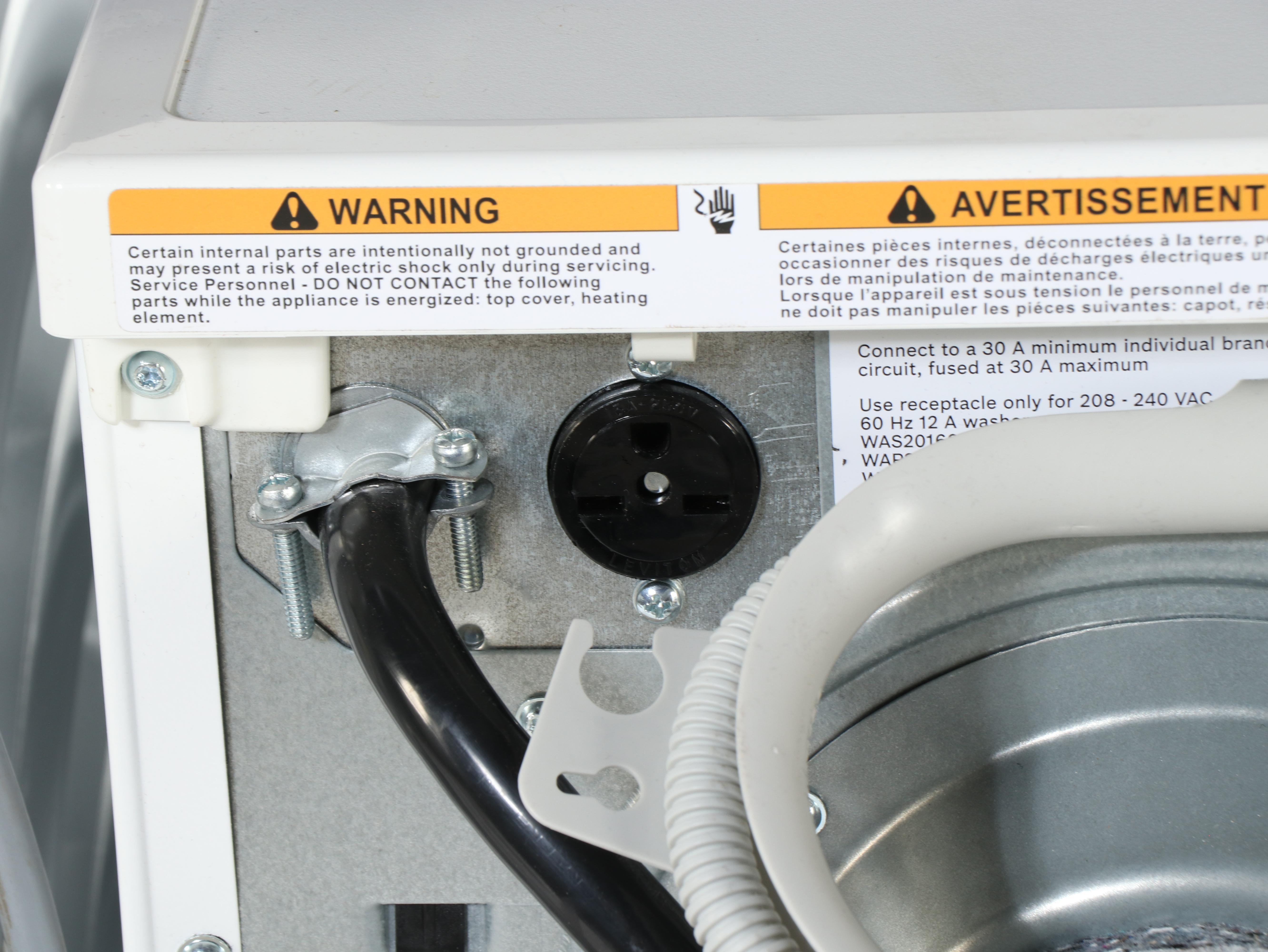 Bosch White 500 Series Compact Front Load Washer and Dryer