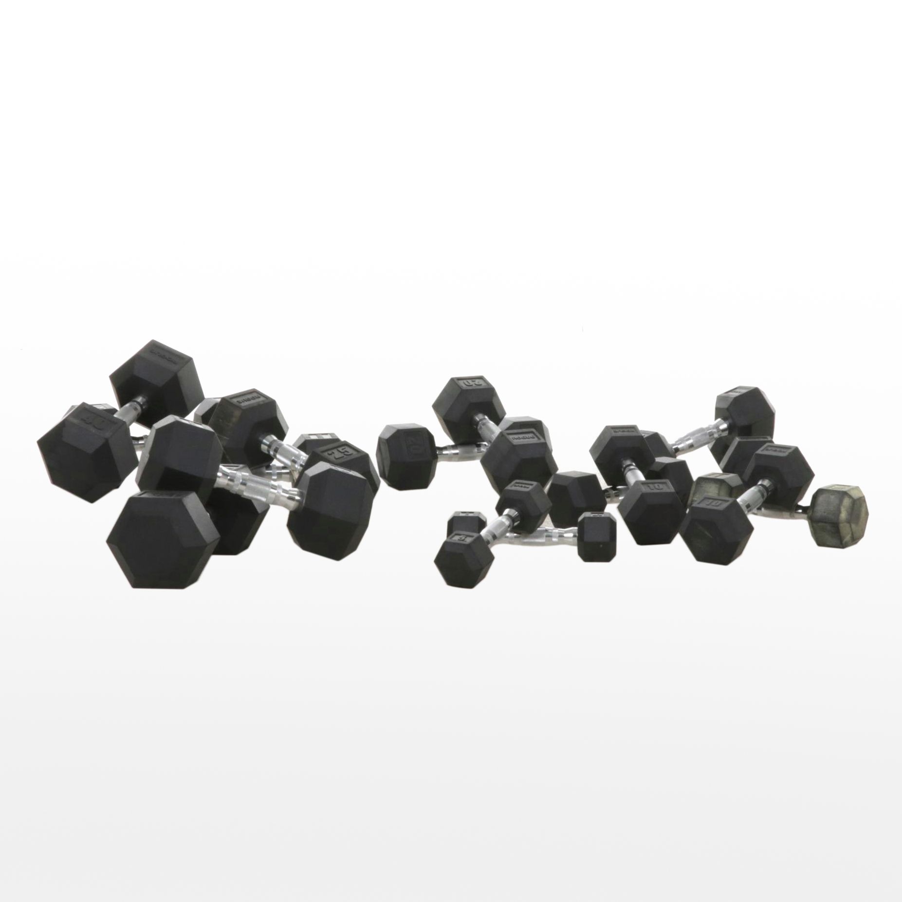 Rogue Rubber Coated Hexagonal Dumbells