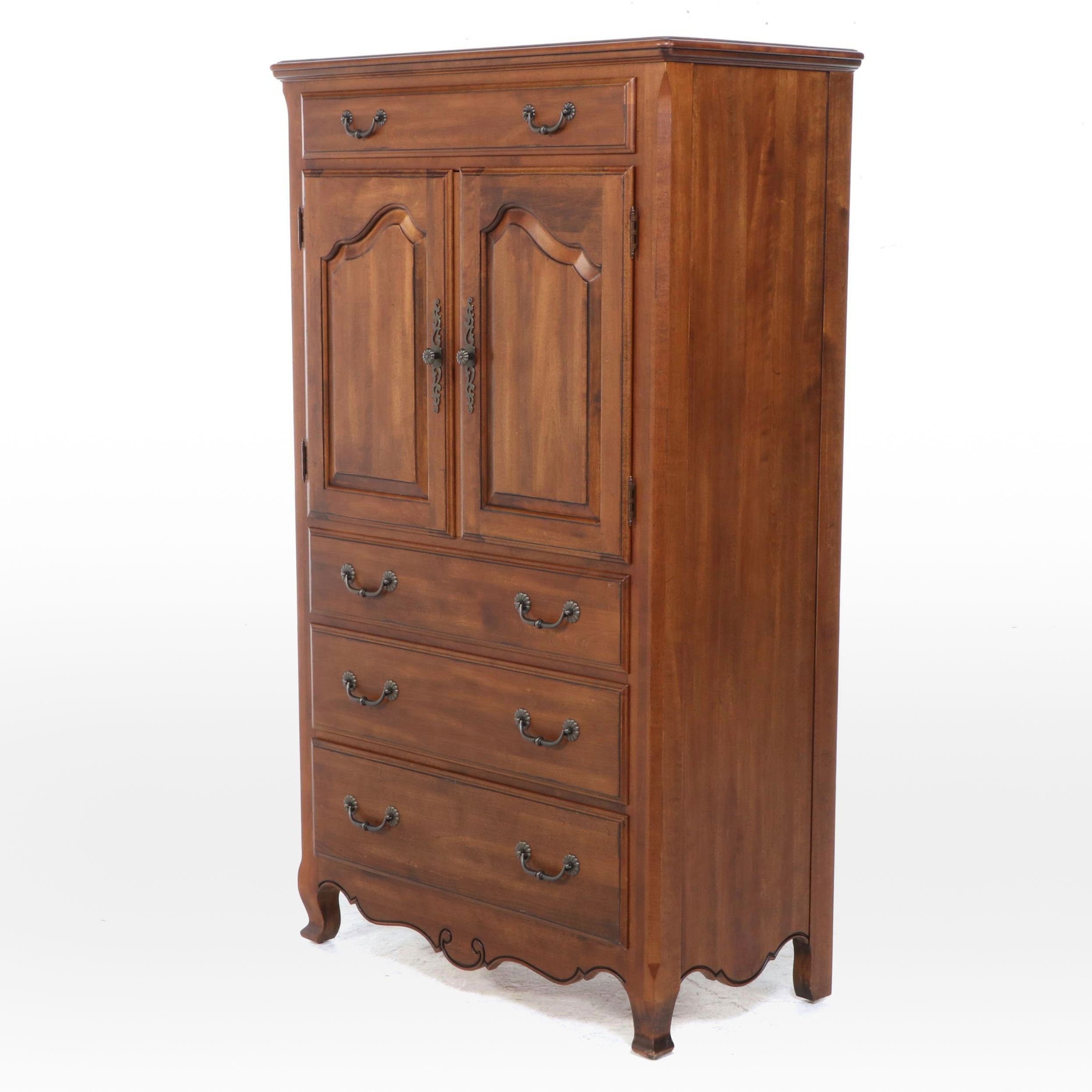 Ethan Allen "Country French" Birch Media Armoire