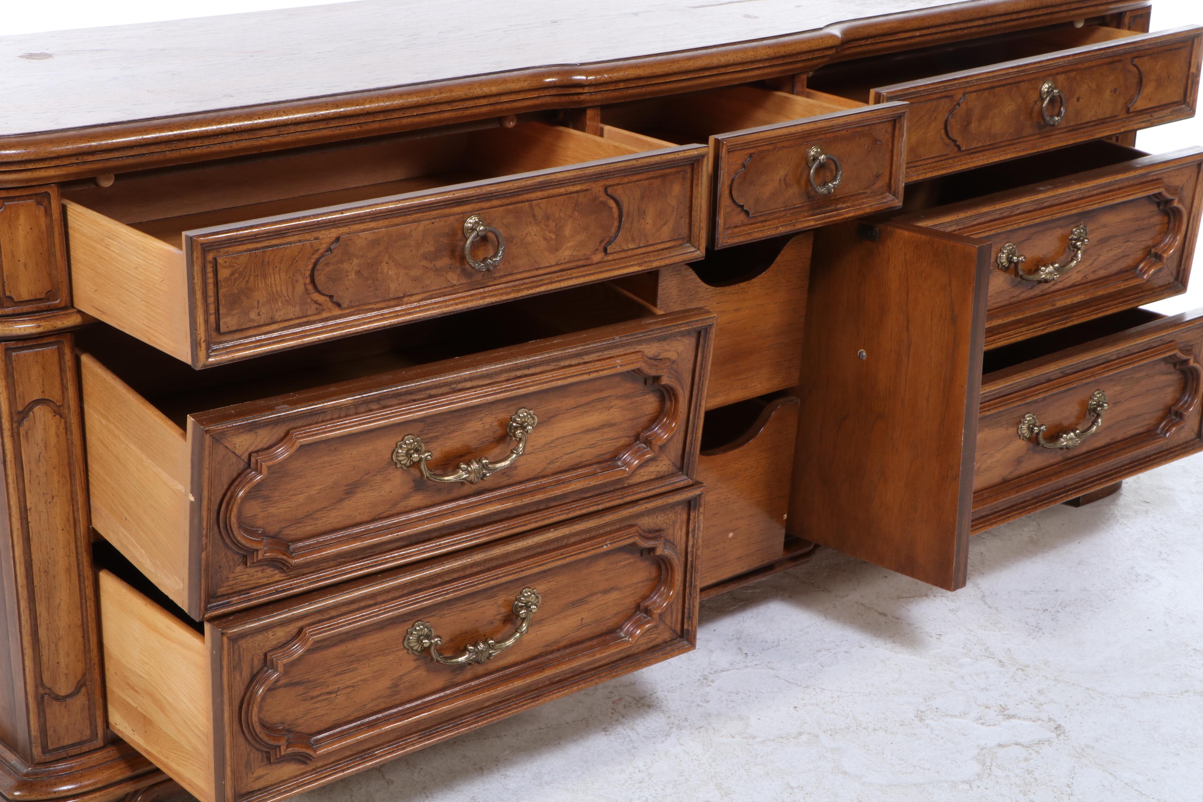 Thomasville Mediterranean Style Dresser with Mirror